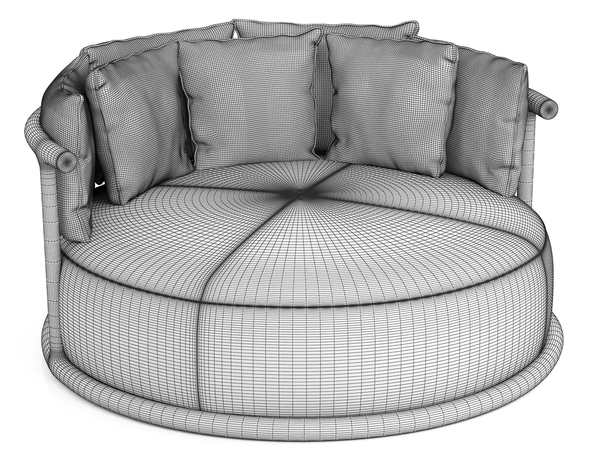 Flexform Icaro — 3D model preview 9