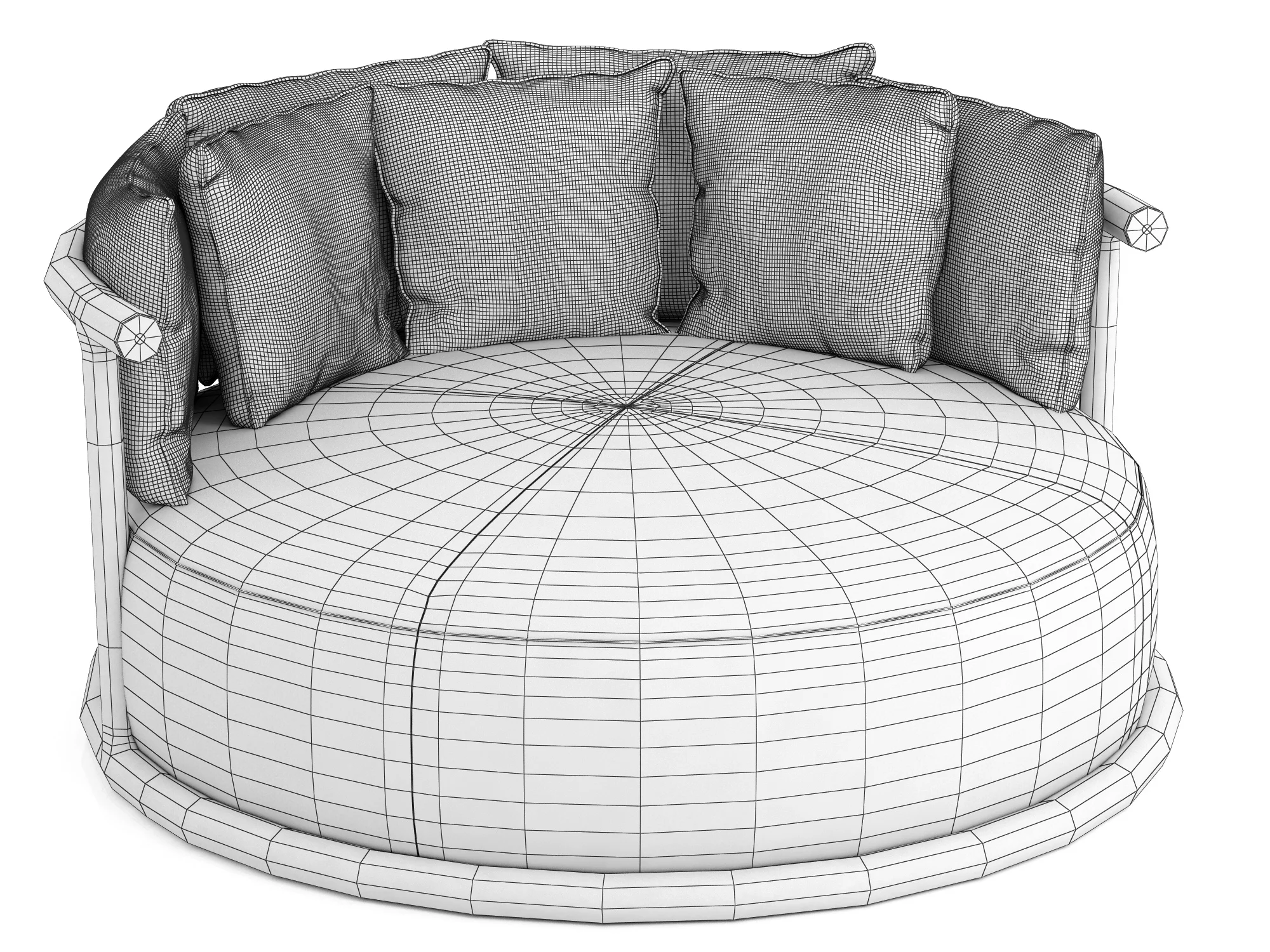 Flexform Icaro — 3D model preview 10