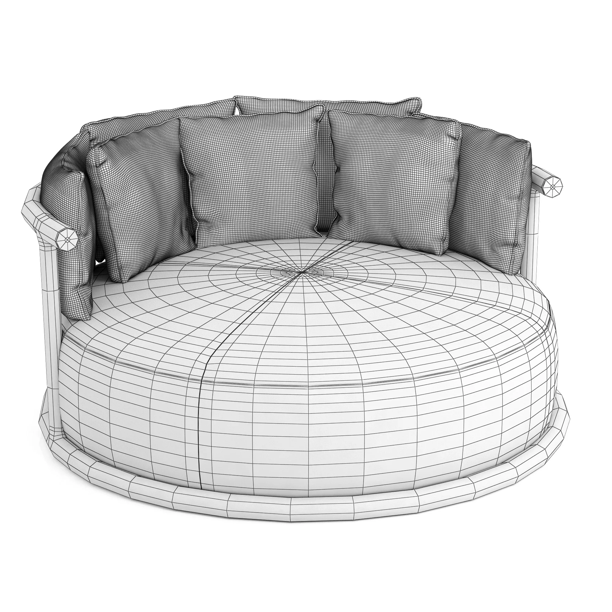 Flexform Icaro — 3D model preview 11