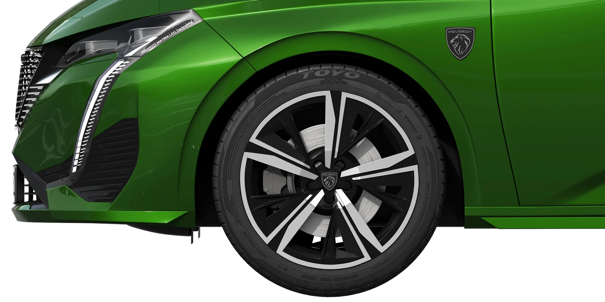 Peugeot 308, 3D model preview 1