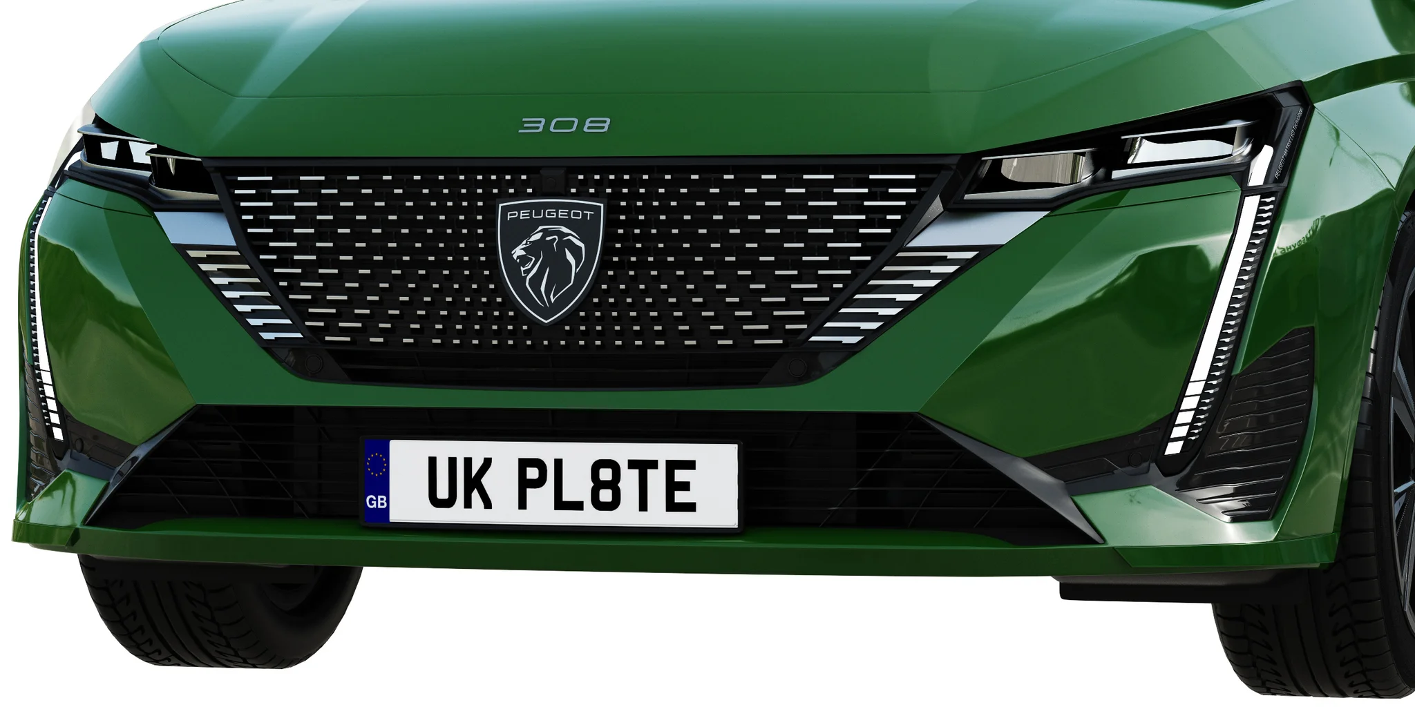 Peugeot 308, 3D model preview 4