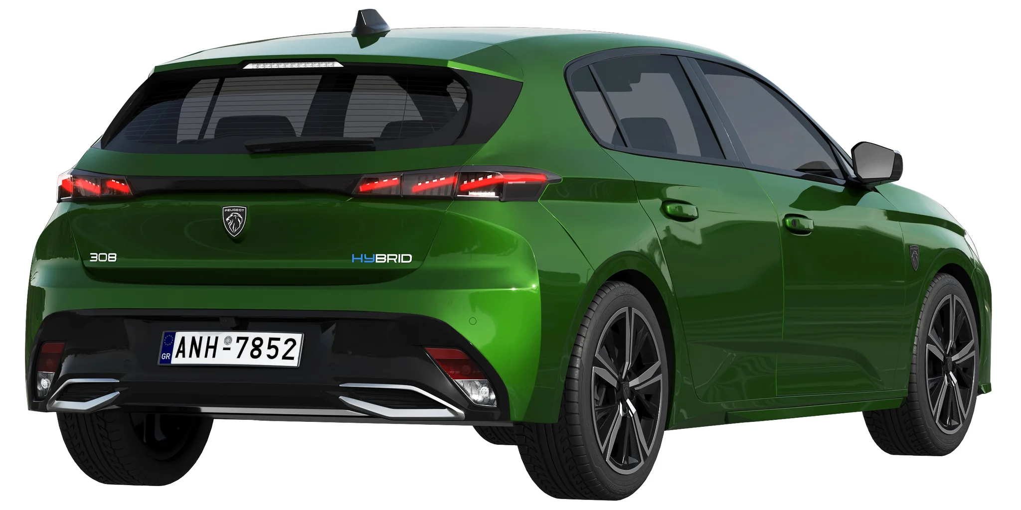 Peugeot 308, 3D model preview 6