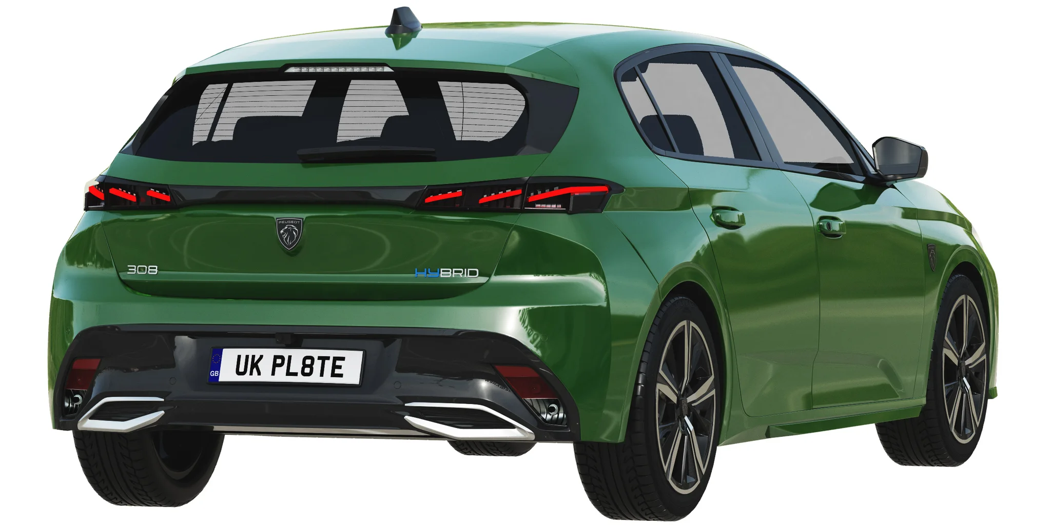 Peugeot 308, 3D model preview 9