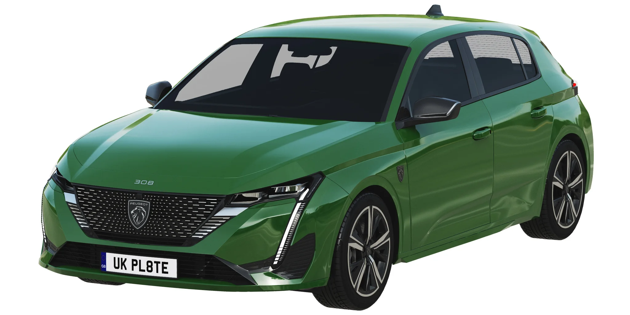Peugeot 308, 3D model preview 13