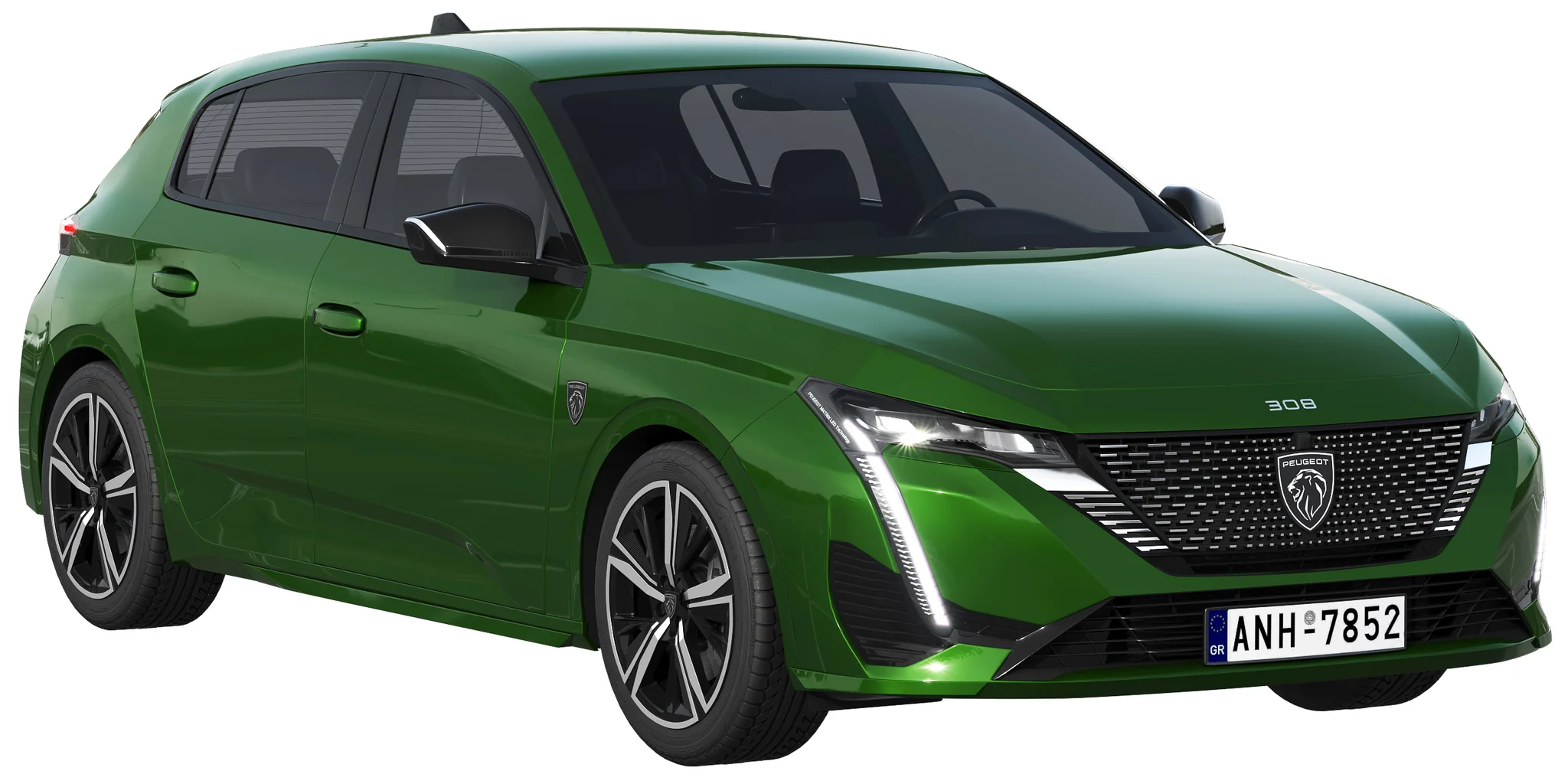 Peugeot 308, 3D model preview 15