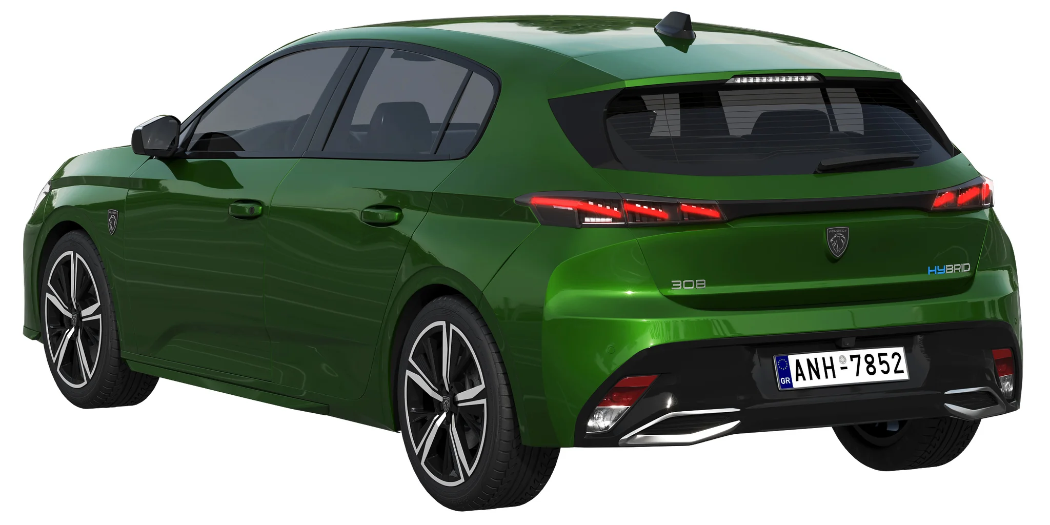 Peugeot 308, 3D model preview 22