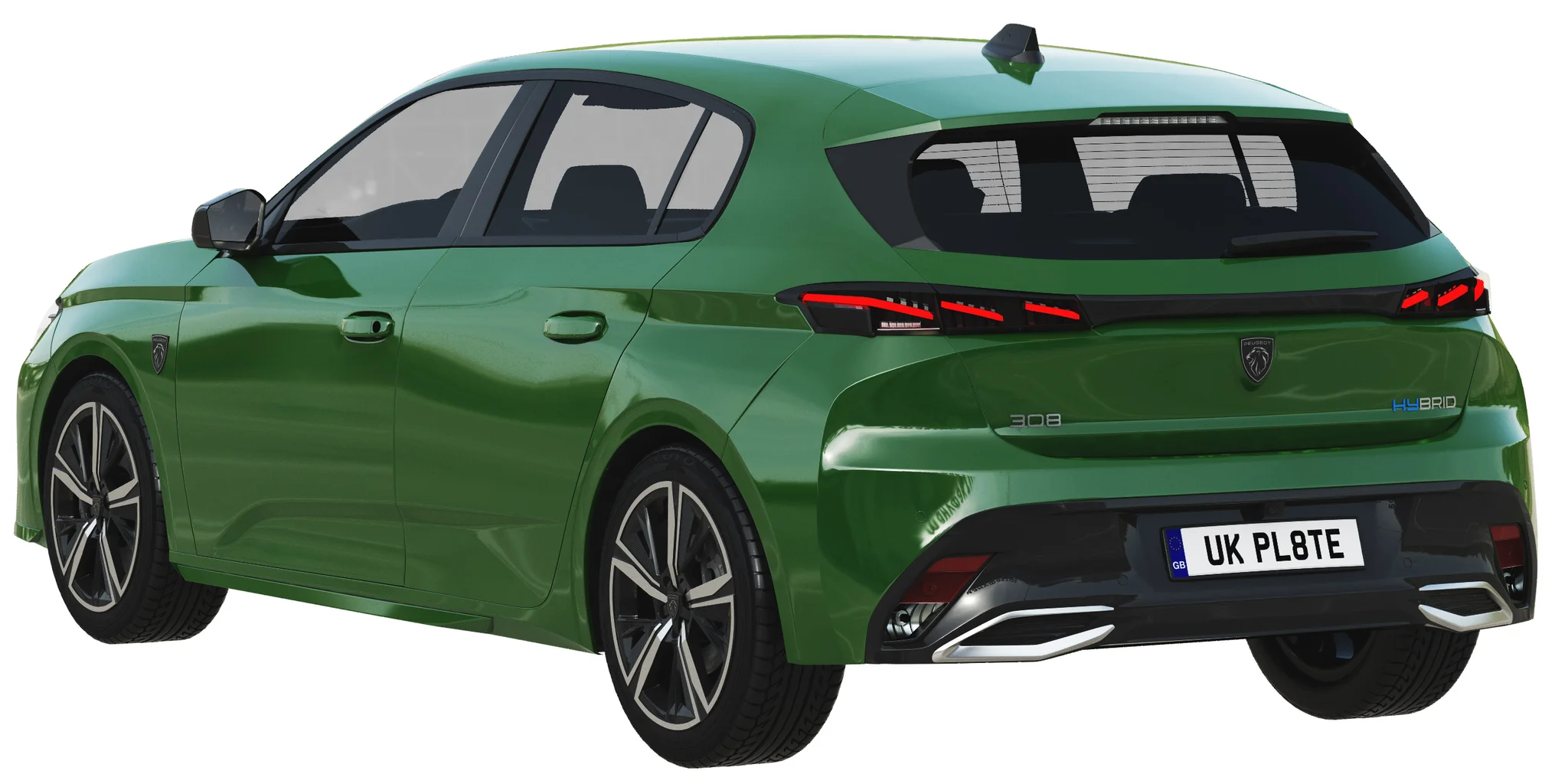 Peugeot 308, 3D model preview 24