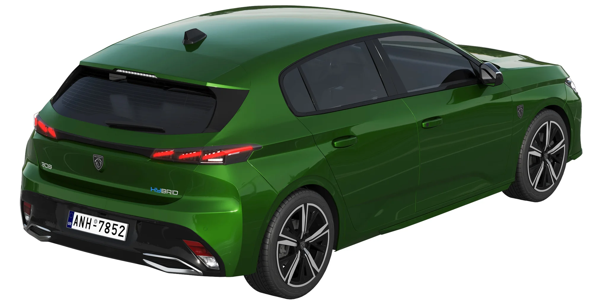 Peugeot 308, 3D model preview 35