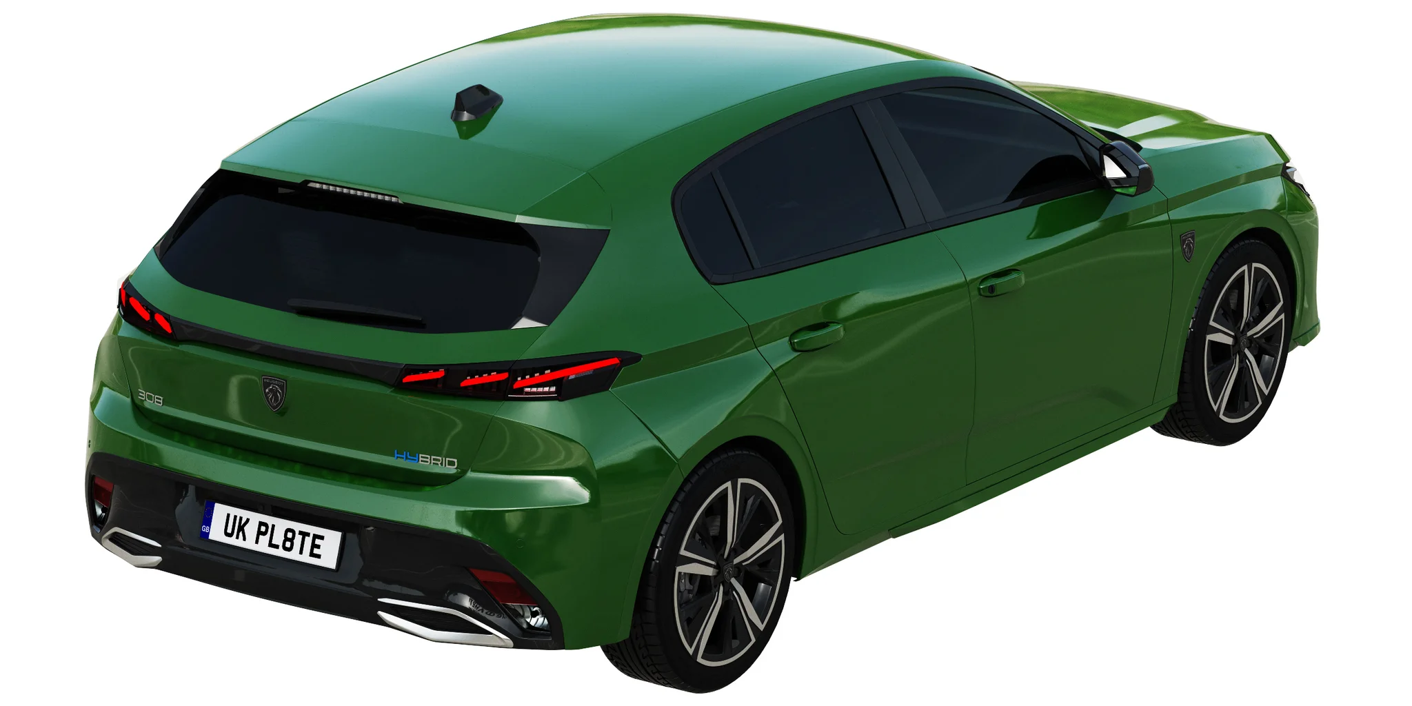 Peugeot 308, 3D model preview 37