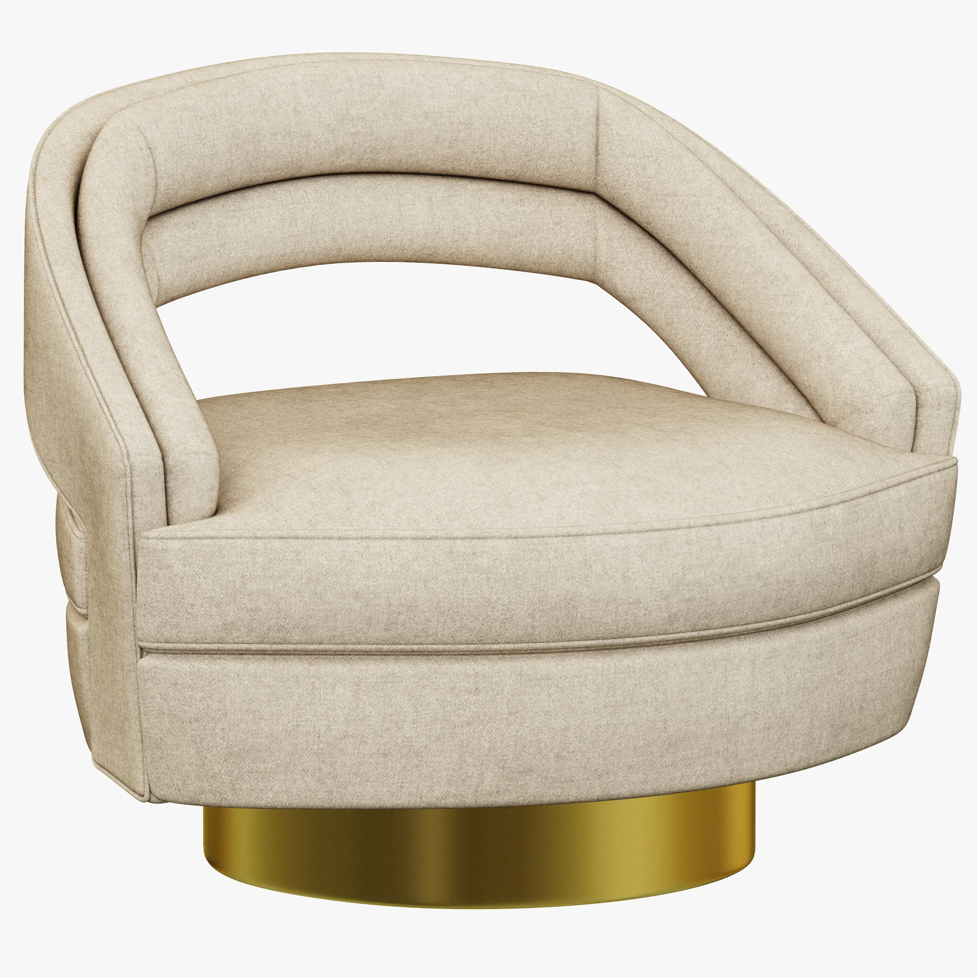 Essential Home Russel Armchair — 3D model preview 1