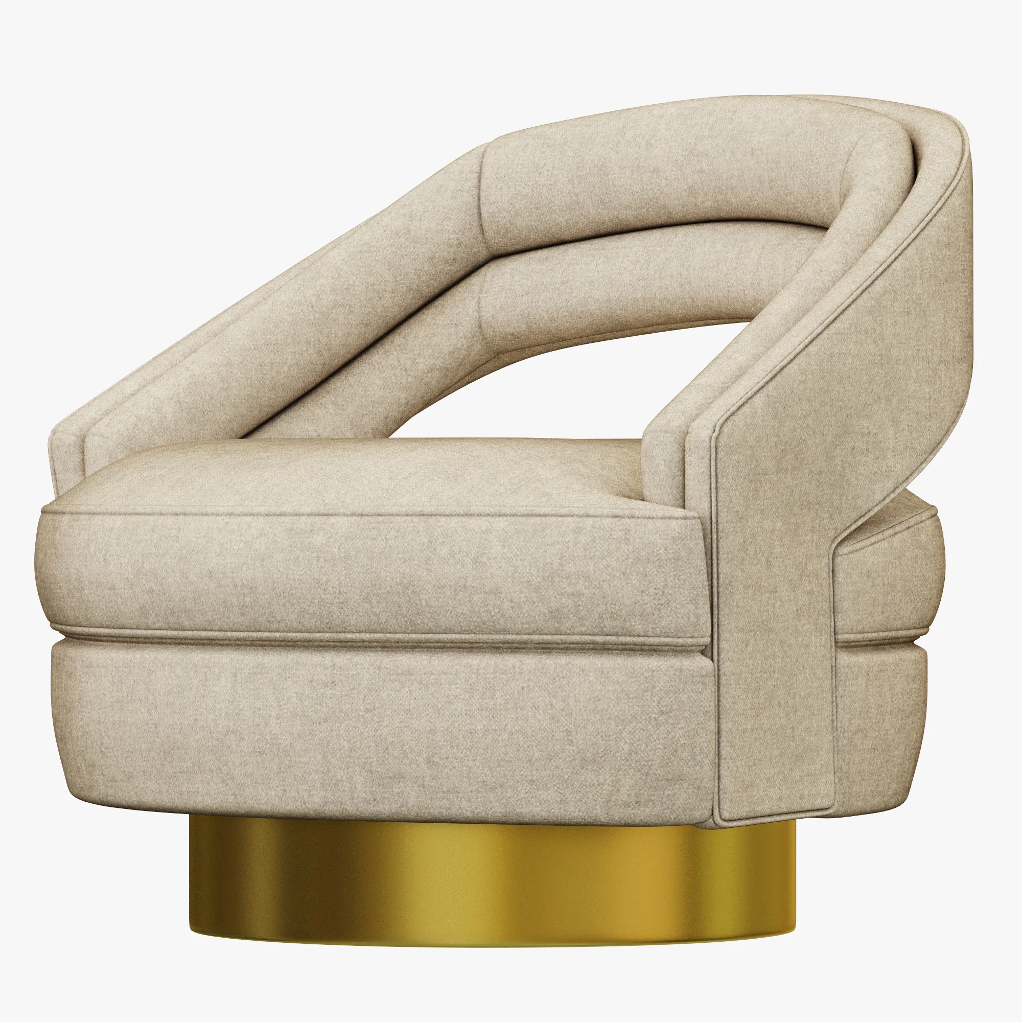Essential Home Russel Armchair — 3D model preview 4