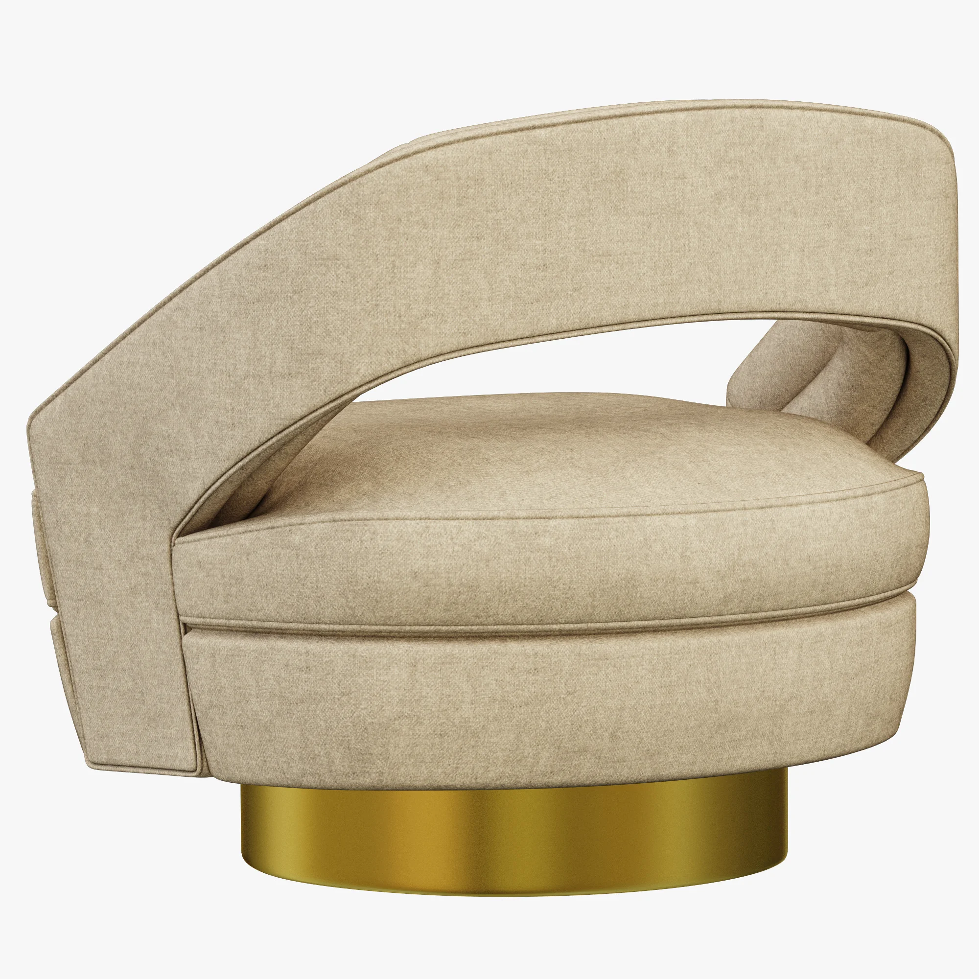 Essential Home Russel Armchair — 3D model preview 6
