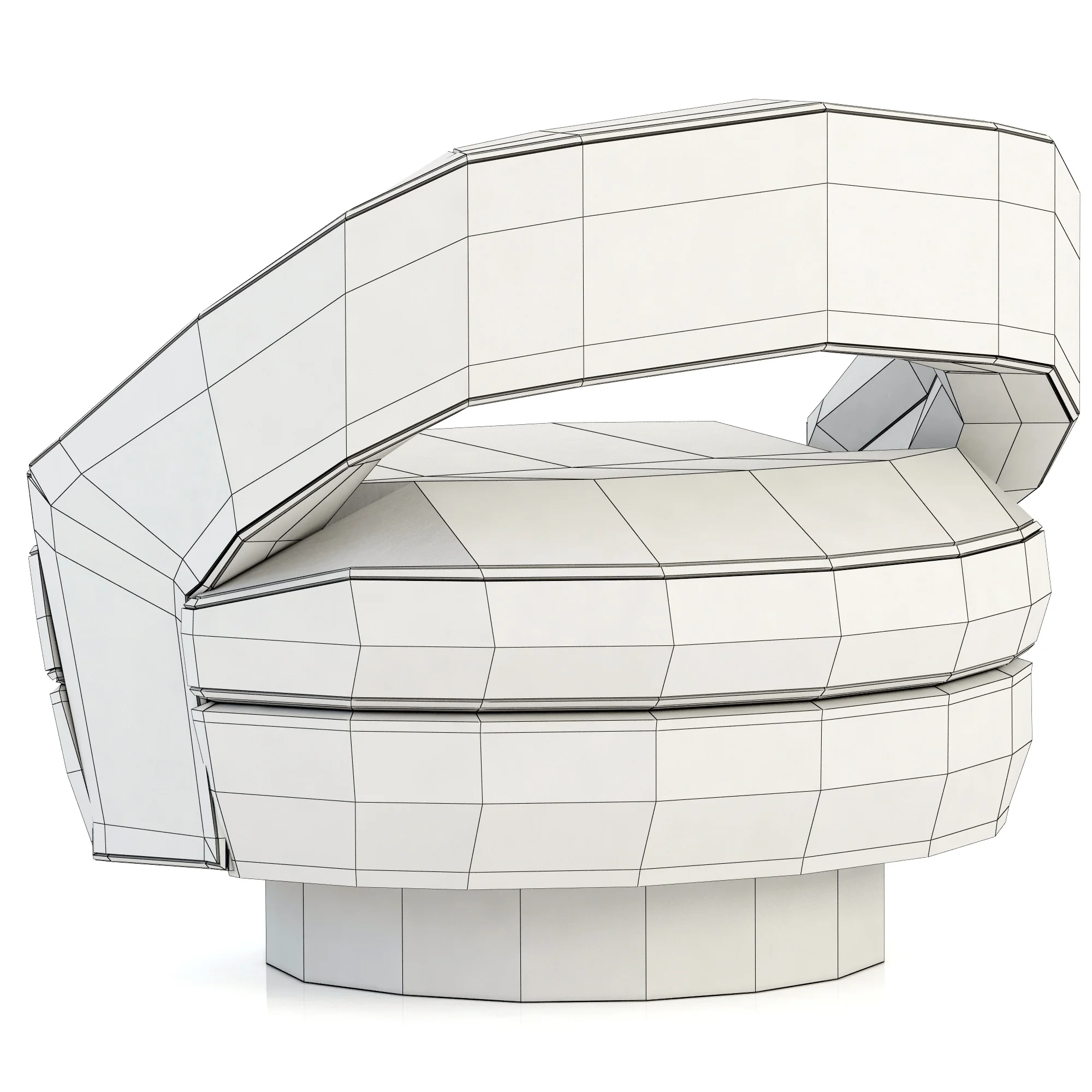 Essential Home Russel Armchair — 3D model preview 8
