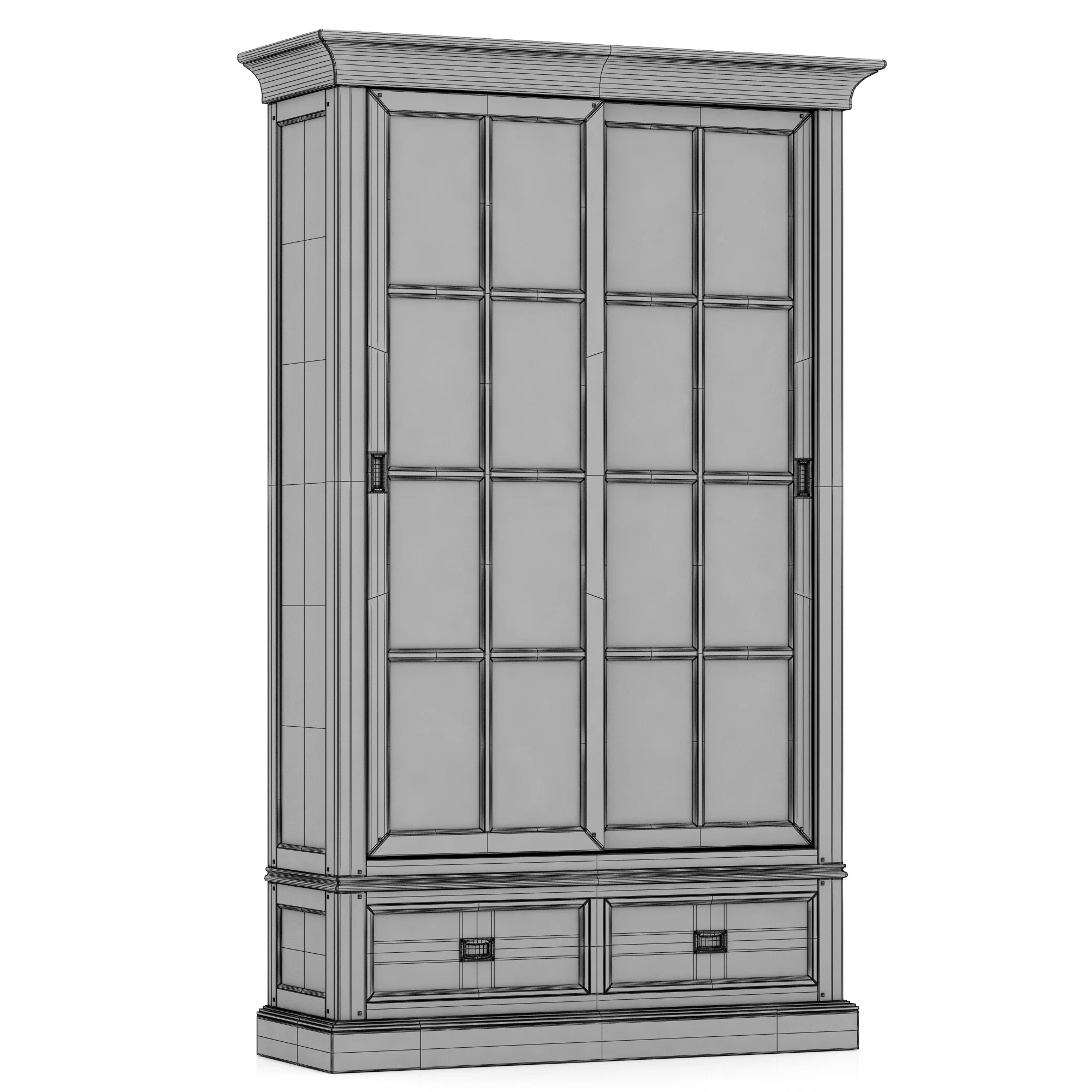 Dantone Home Oxford Cabinet — 3D model preview 8