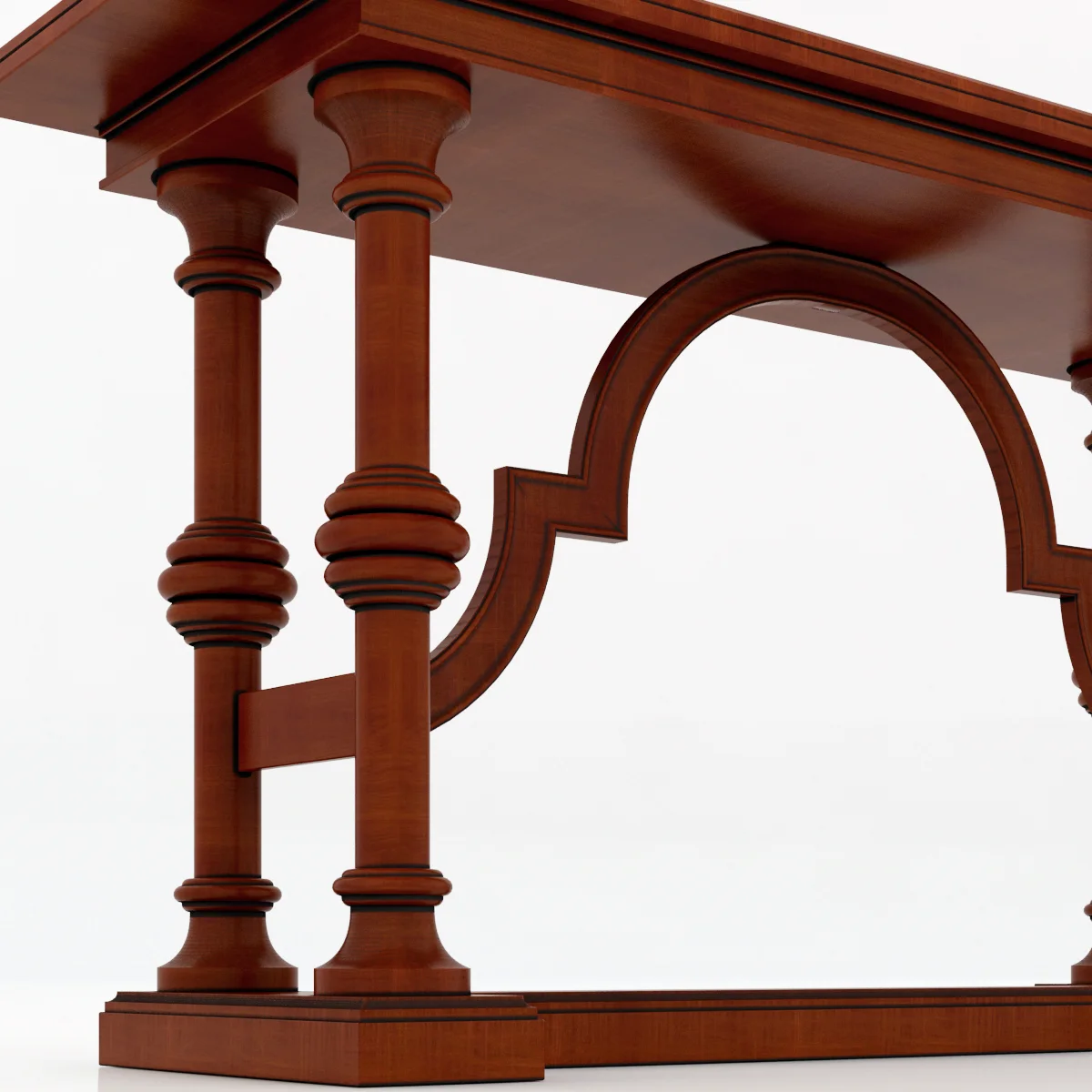 Stanley Furniture The La Palma Portfolio Flip Top Console — 3D model preview 1