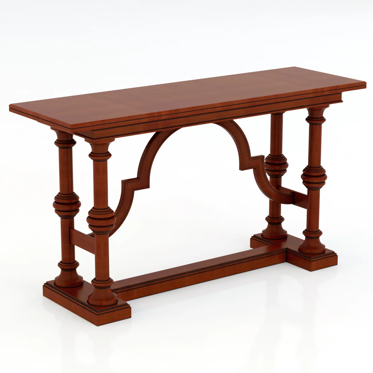 Stanley Furniture The La Palma Portfolio Flip Top Console — 3D model preview 2