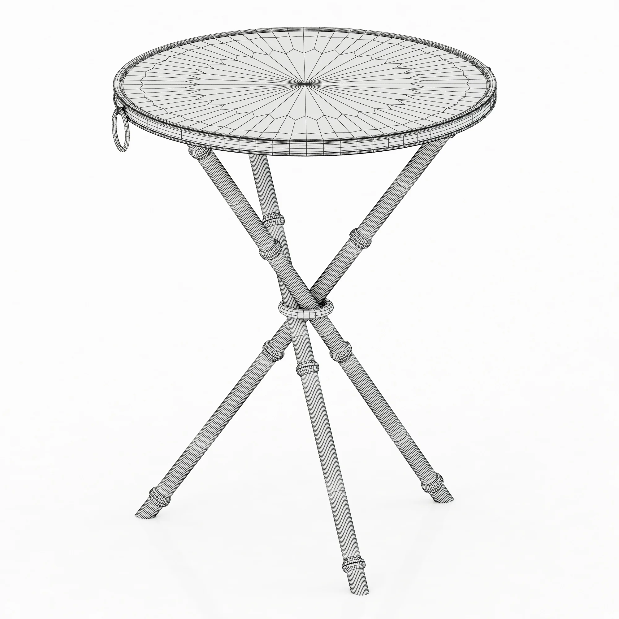 Ralph Lauren RUE ROYALE SIDE TABLE — 3D model preview 5