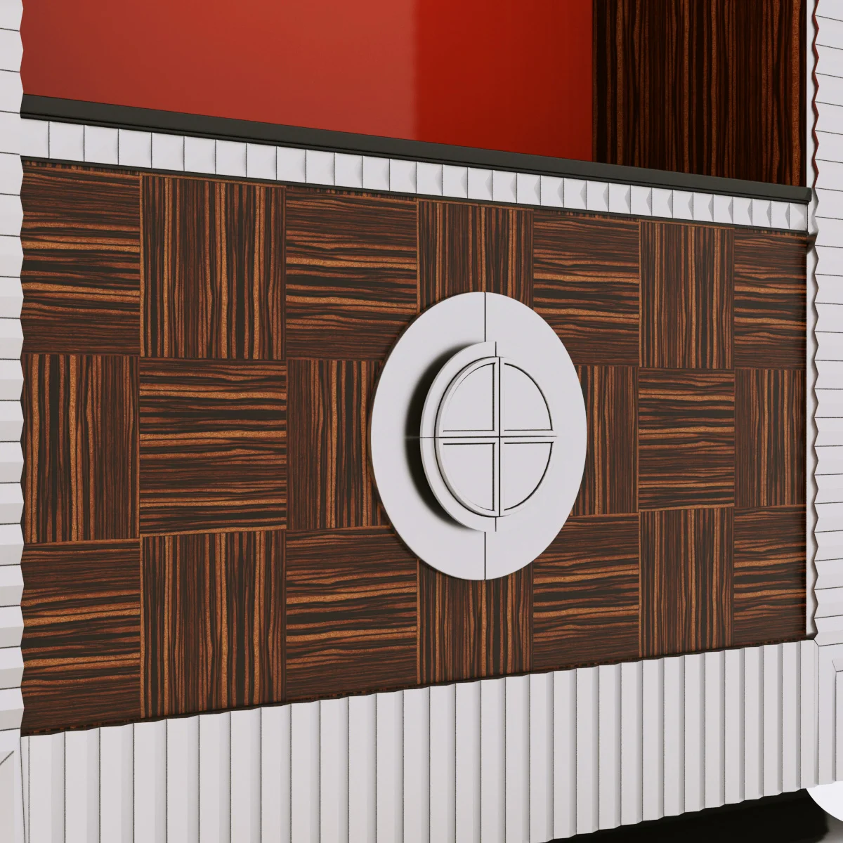 Francesko Molon L500 Bookcase PERSPECTIVE — 3D model preview 1