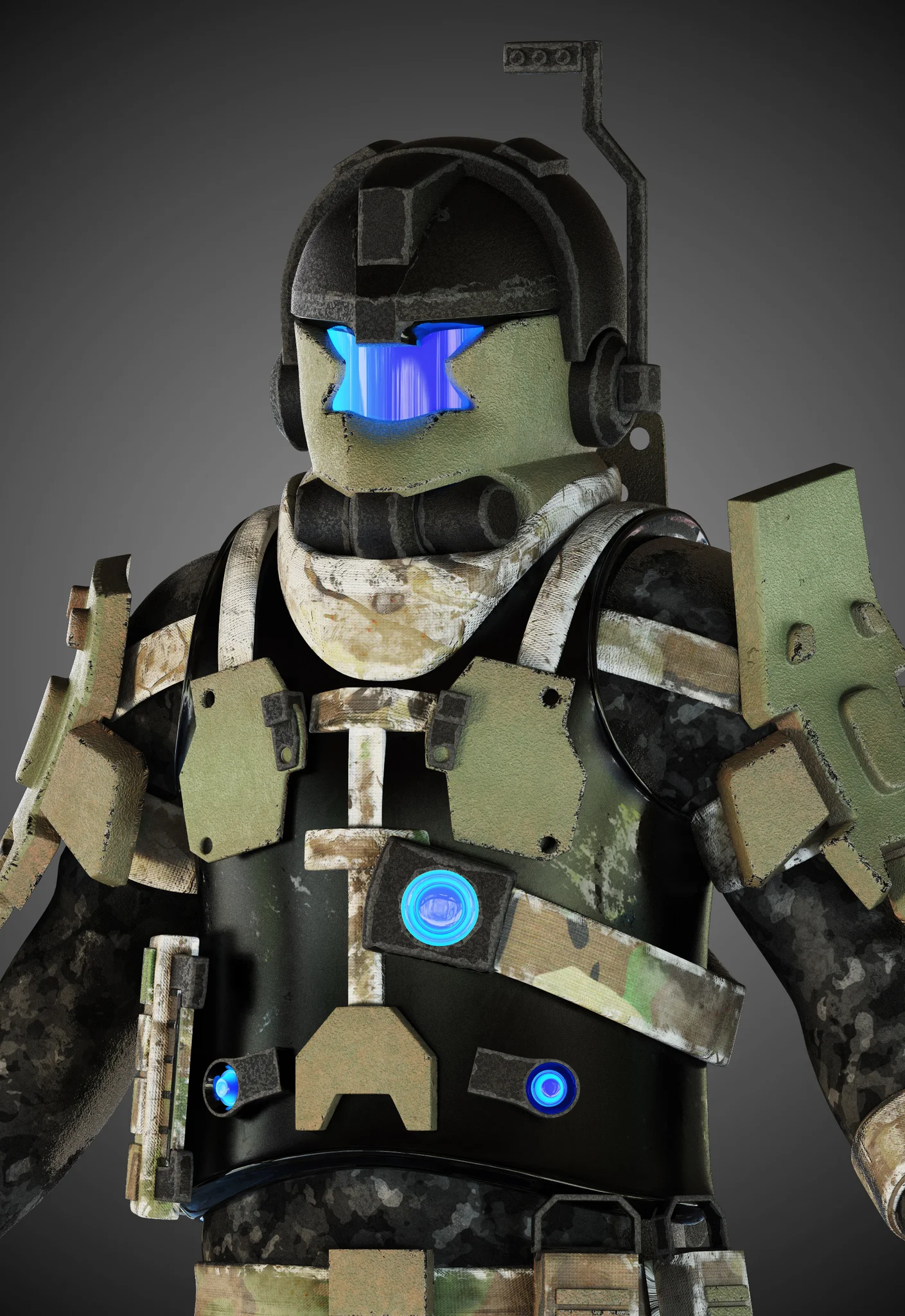 Titanfall Pilot — 3D model preview 4