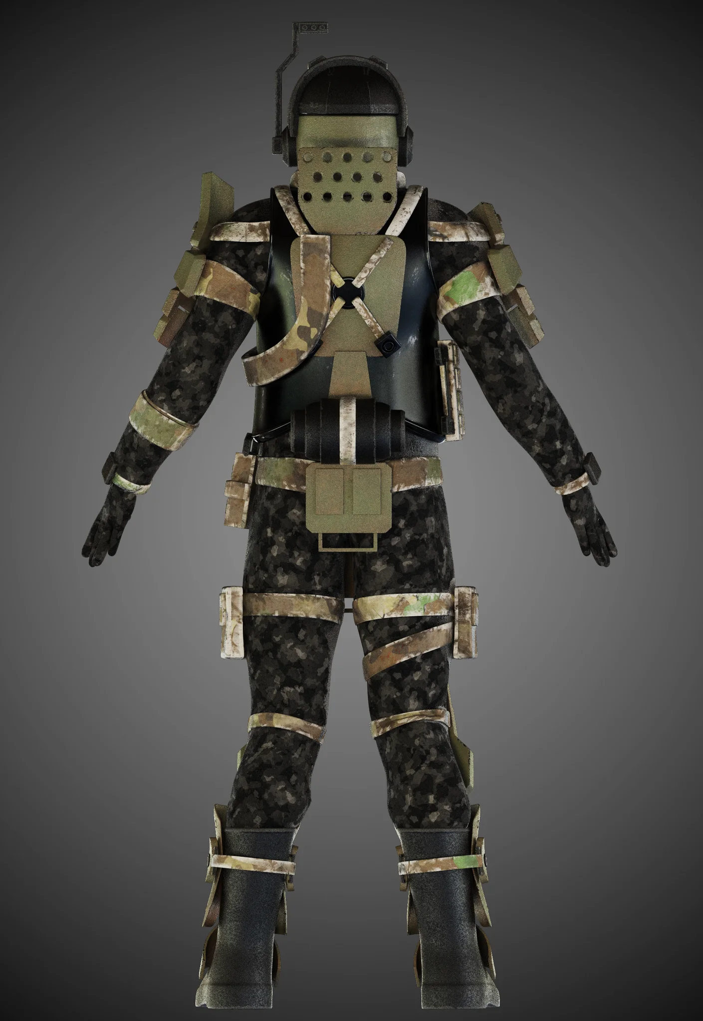 Titanfall Pilot — 3D model preview 12