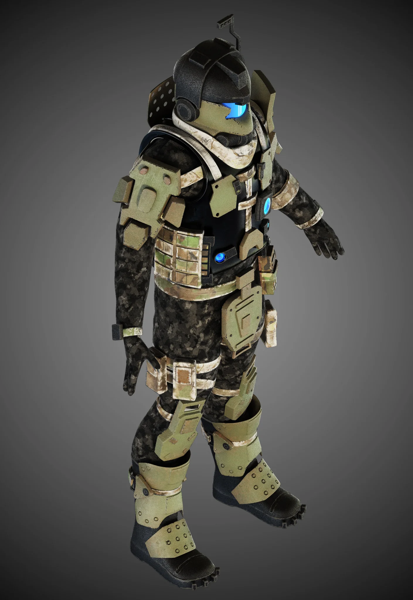 Titanfall Pilot — 3D model preview 13