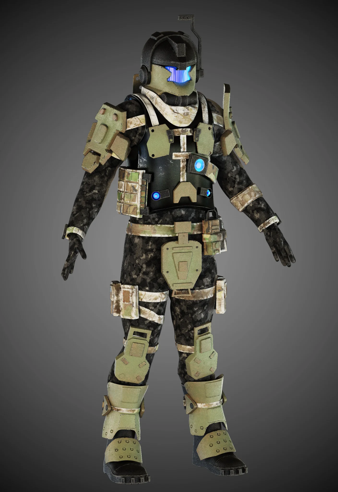 Titanfall Pilot — 3D model preview 15