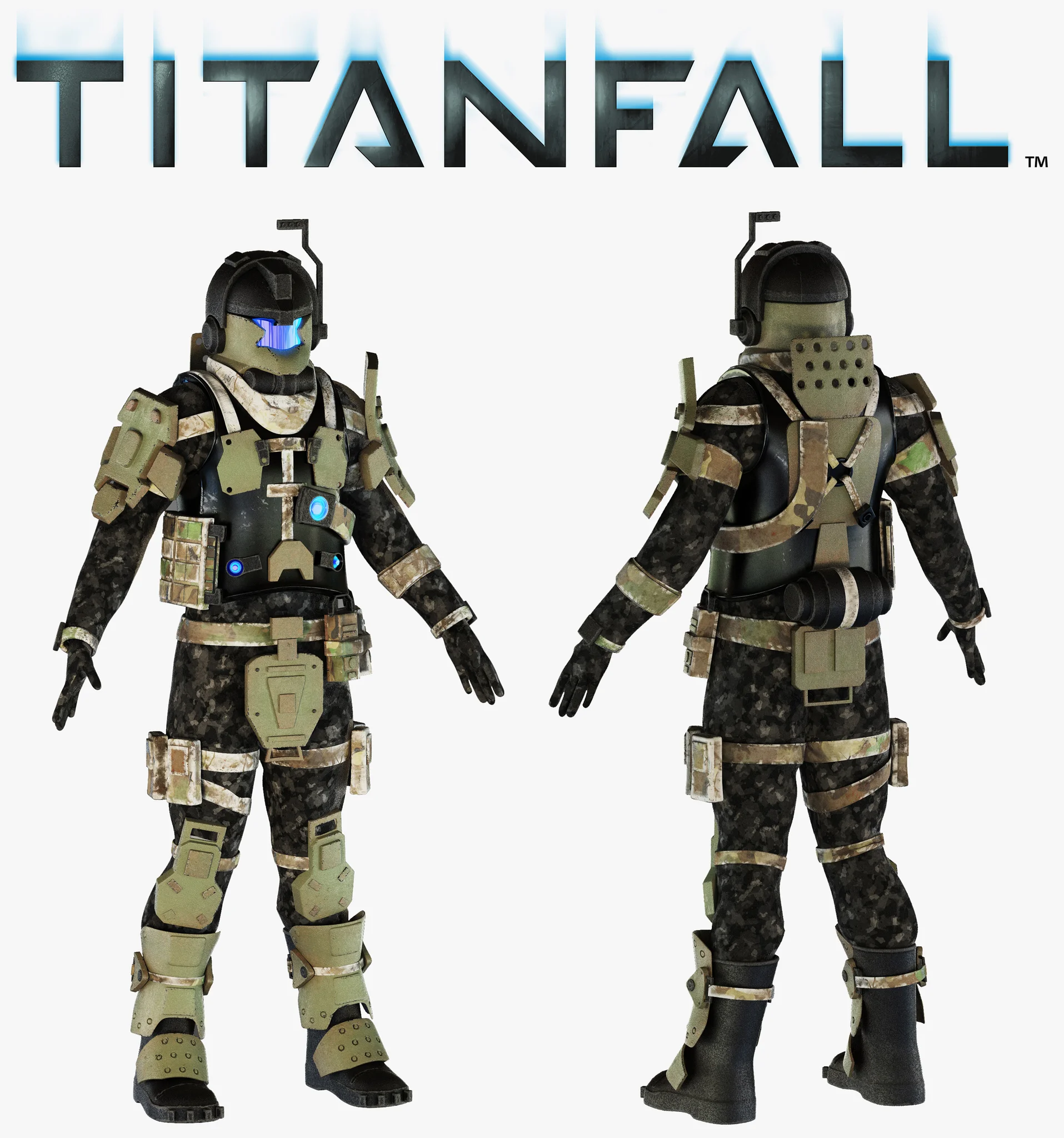 Titanfall Pilot — 3D model preview 31
