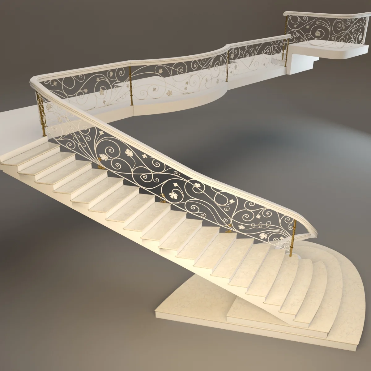 Stairs5 — 3D model preview 2