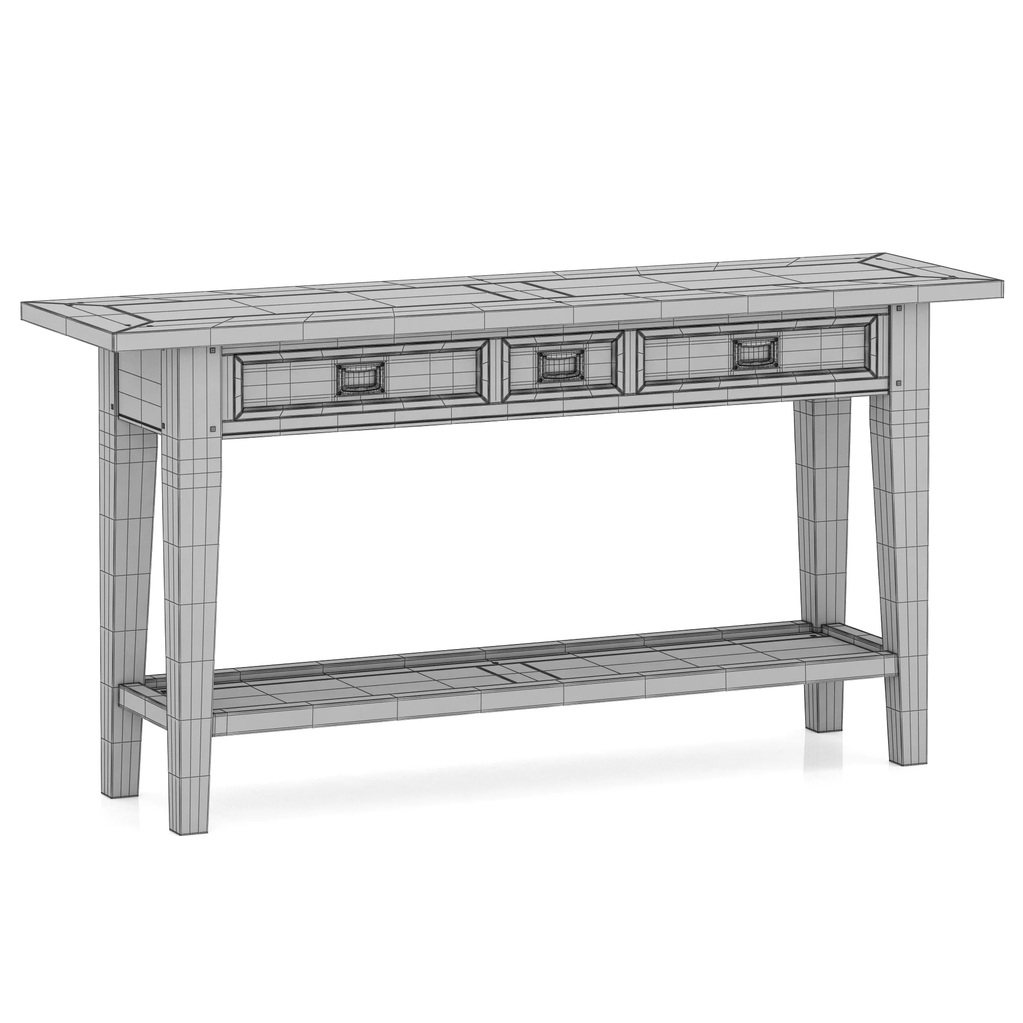 Dantone Home Oxford Console — 3D model preview 8