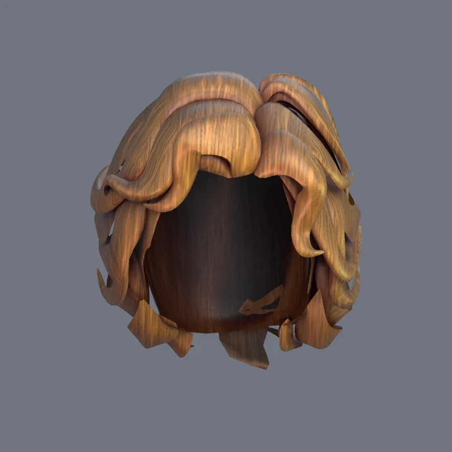 Male Hairstyle 04, 3D model preview 1