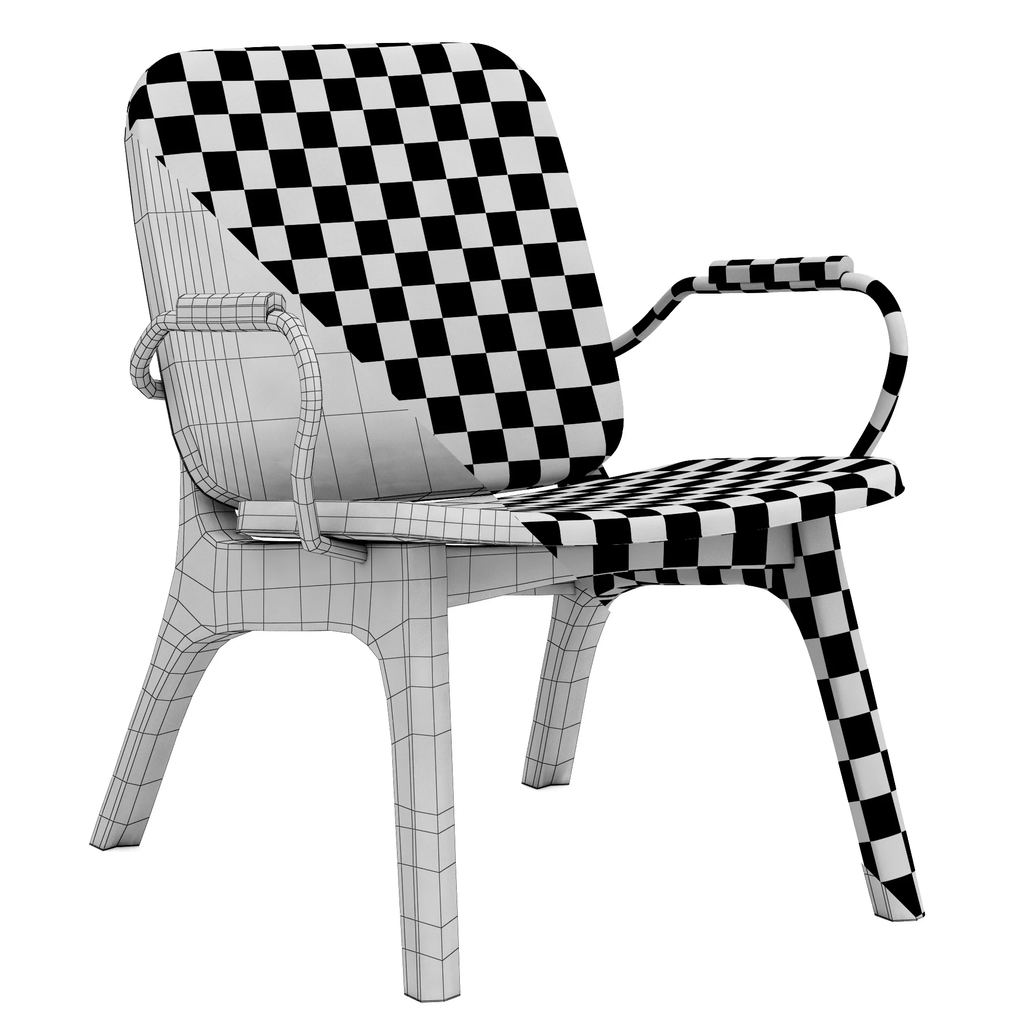 Baxter THEA Chair — 3D model preview 8