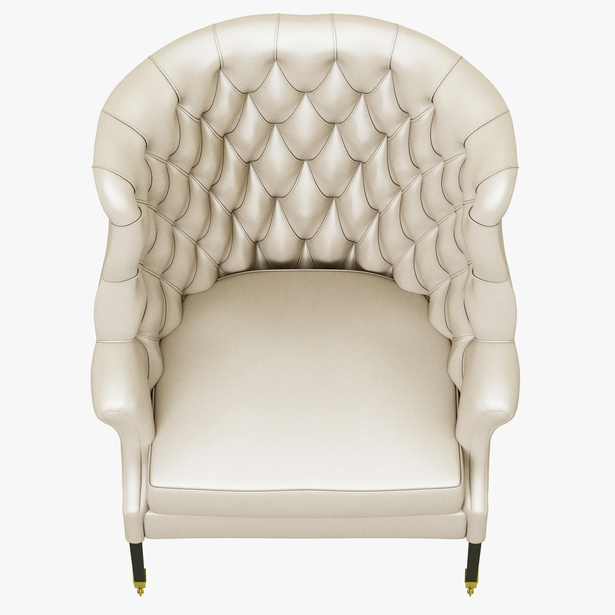 Restoration Hardware 19th English Wing Chair — 3D model preview 3