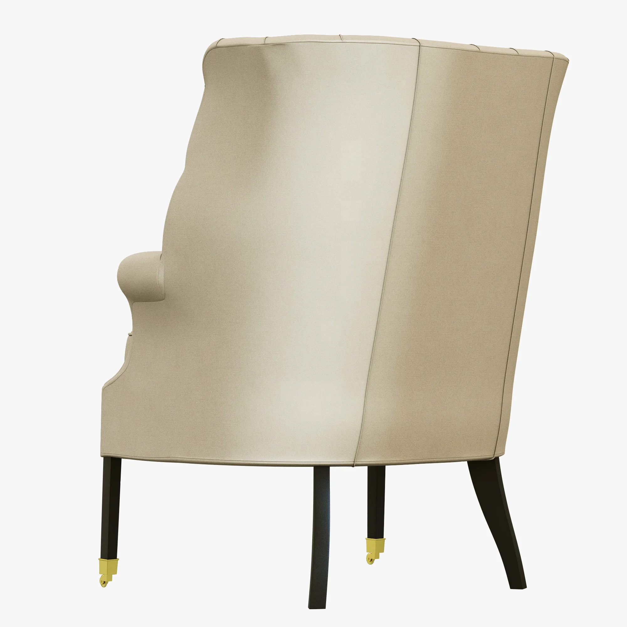 Restoration Hardware 19th English Wing Chair — 3D model preview 5
