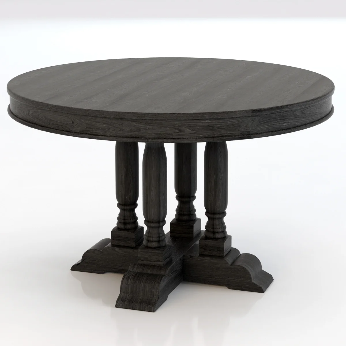 Restoration Hardware Willems Round Dining Table Aged Elm
