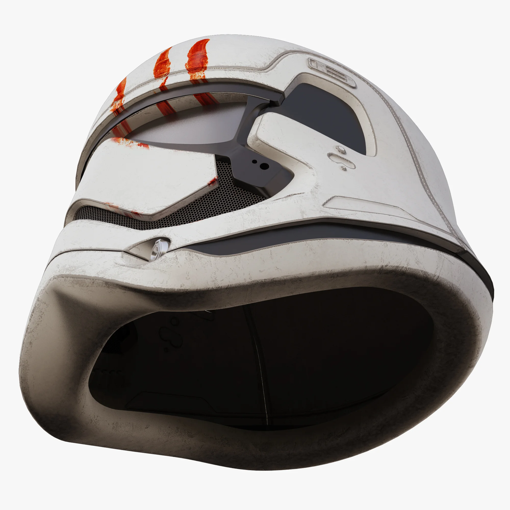 First Order Stormtrooper Helmet Blood — 3D model preview 9