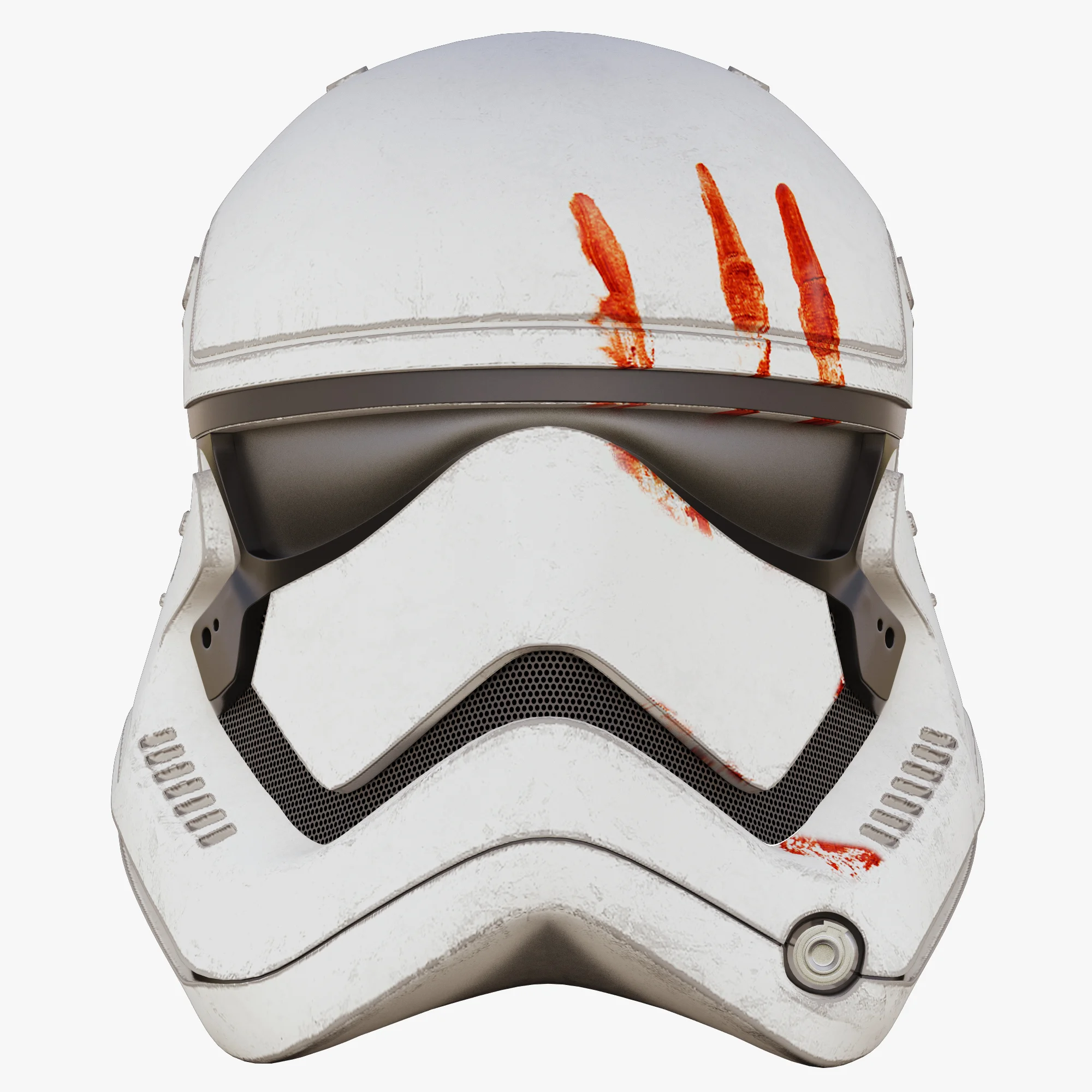 First Order Stormtrooper Helmet Blood — 3D model preview 11