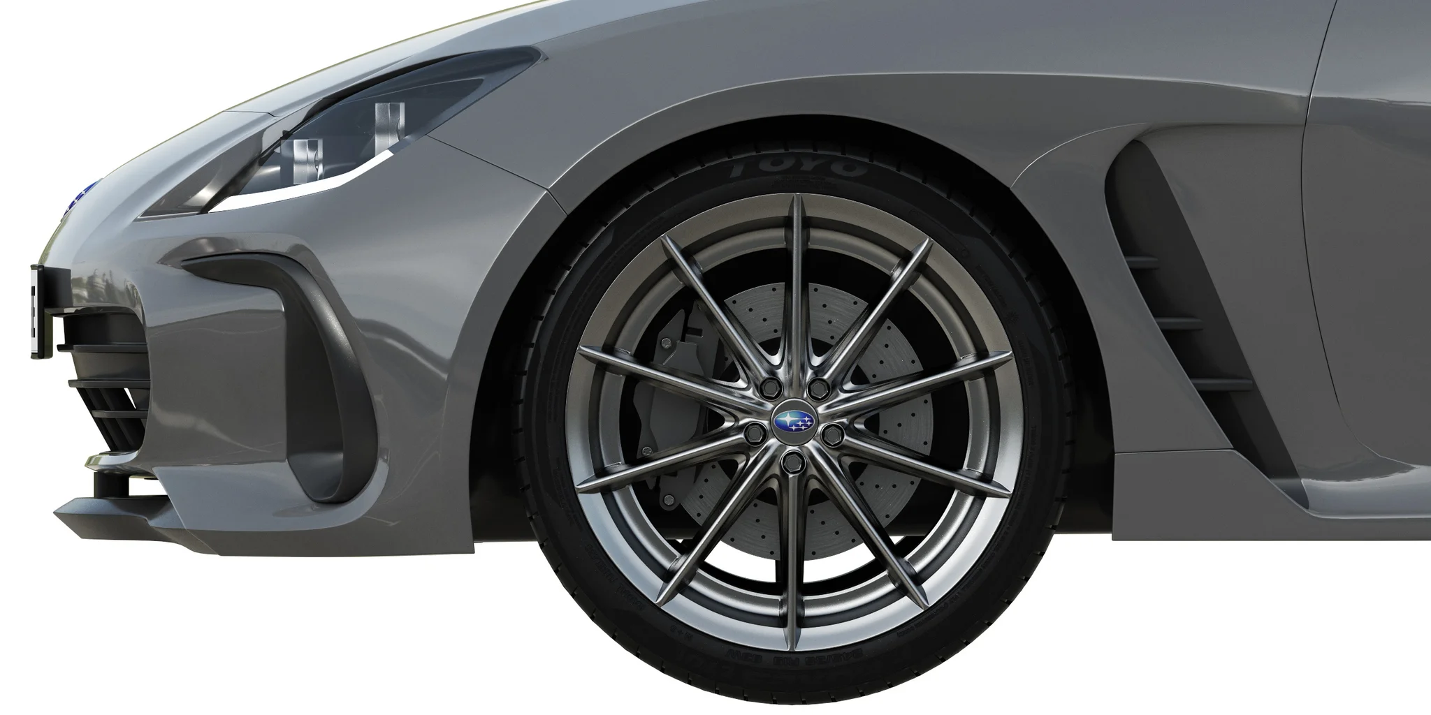 Subaru BRZ, 3D model preview 3