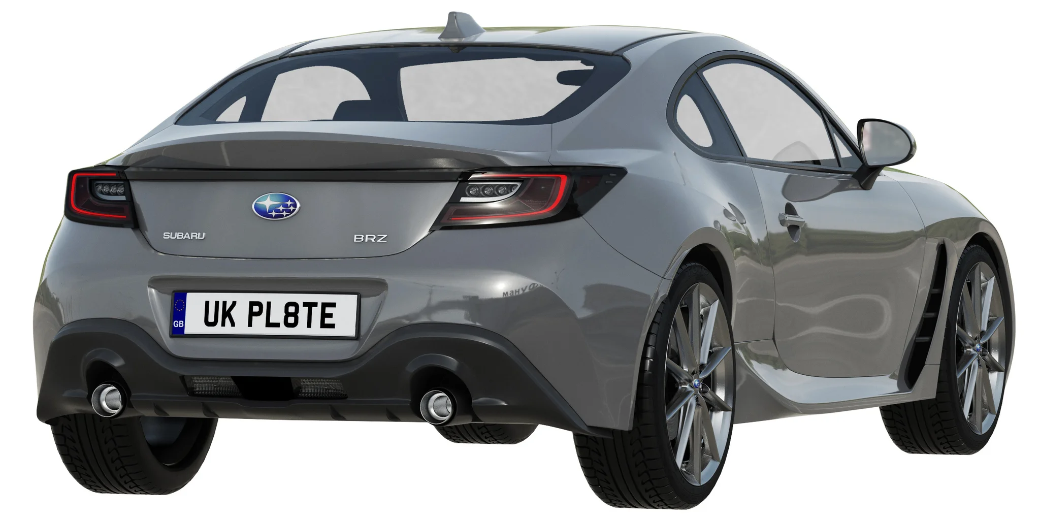 Subaru BRZ, 3D model preview 9