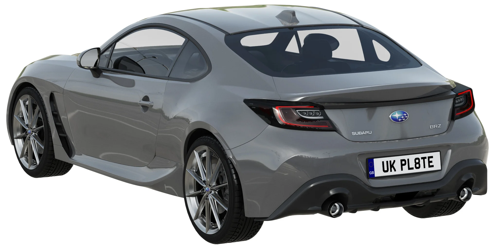 Subaru BRZ, 3D model preview 24