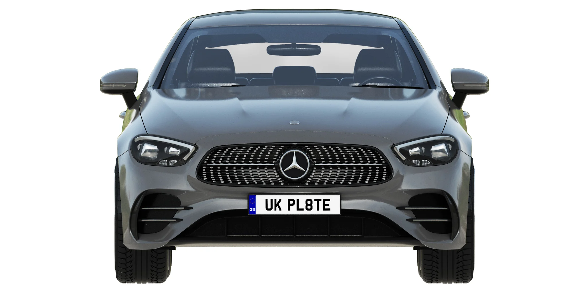Mercedes Benz E‑Class Coupe, 3D model preview 12