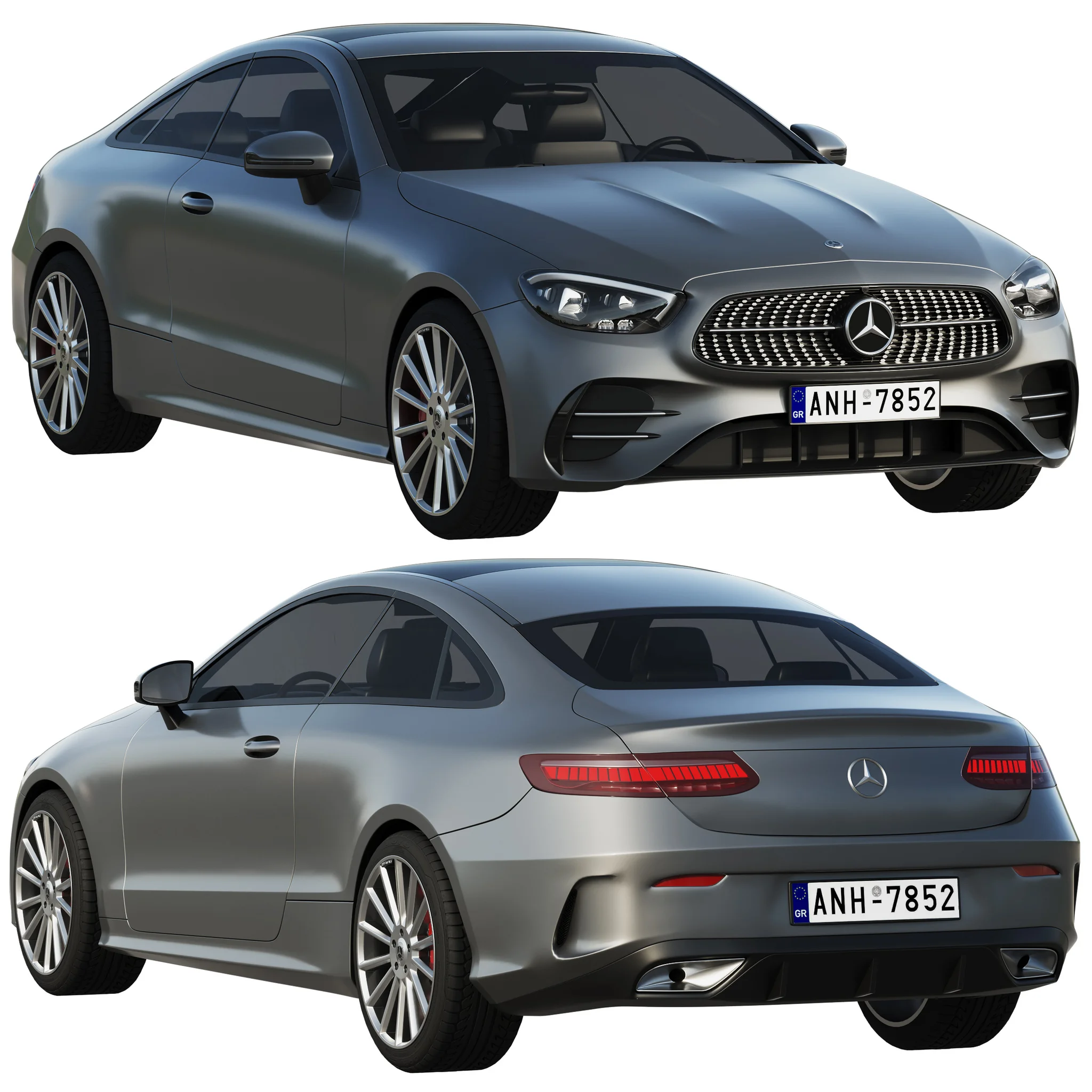 Mercedes Benz E‑Class Coupe, 3D model preview 24