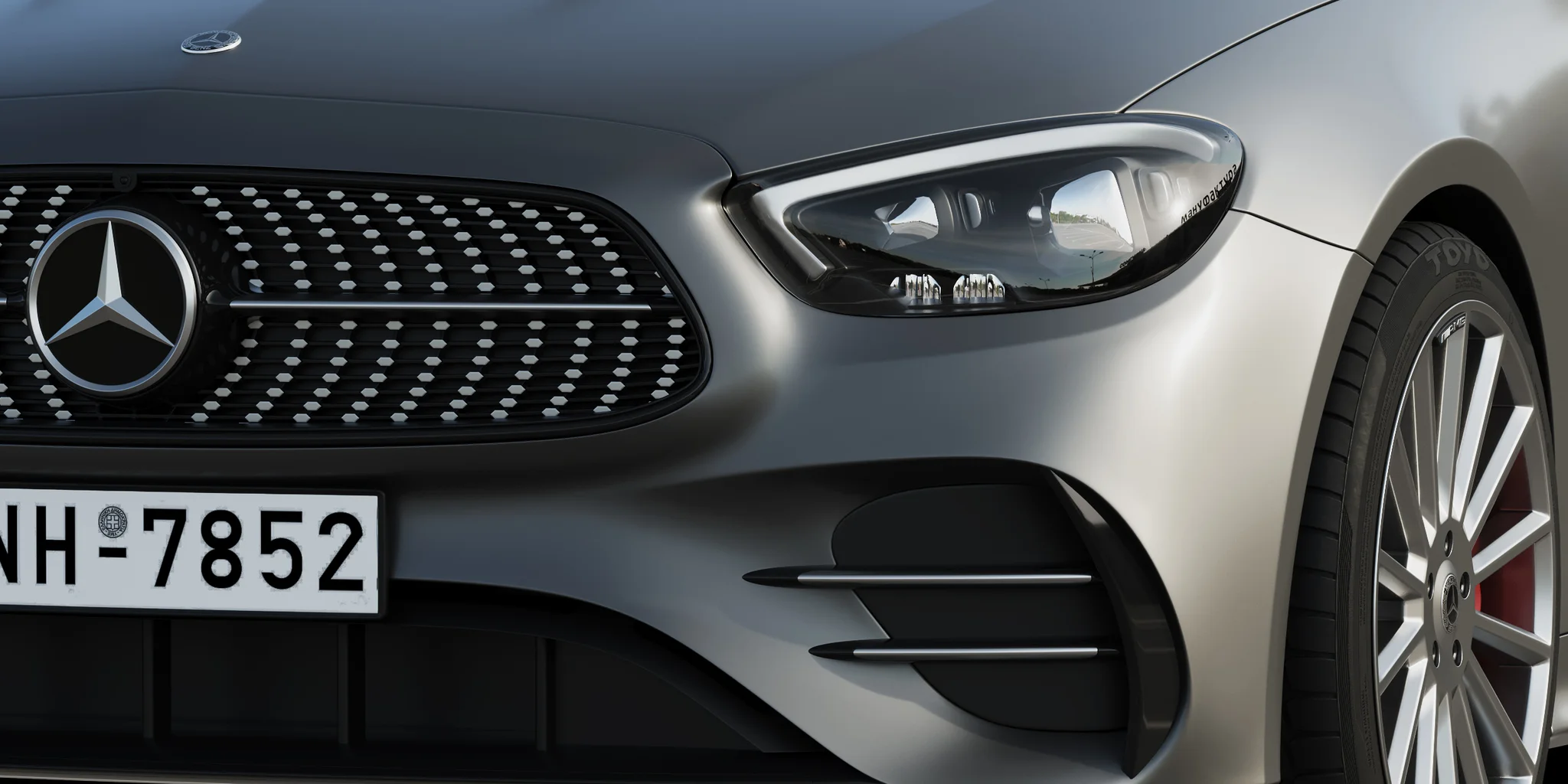 Mercedes Benz E‑Class Coupe, 3D model preview 30
