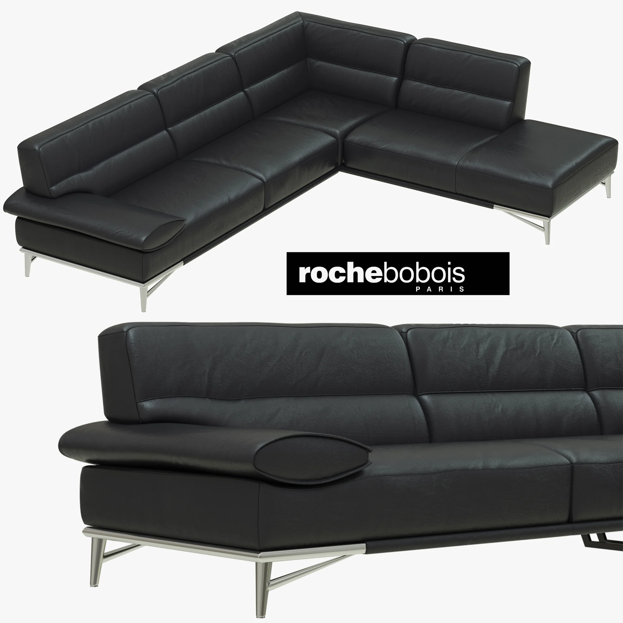 Roche Bobois NOTA BENE CORNER COMPOSITION — 3D model preview 2