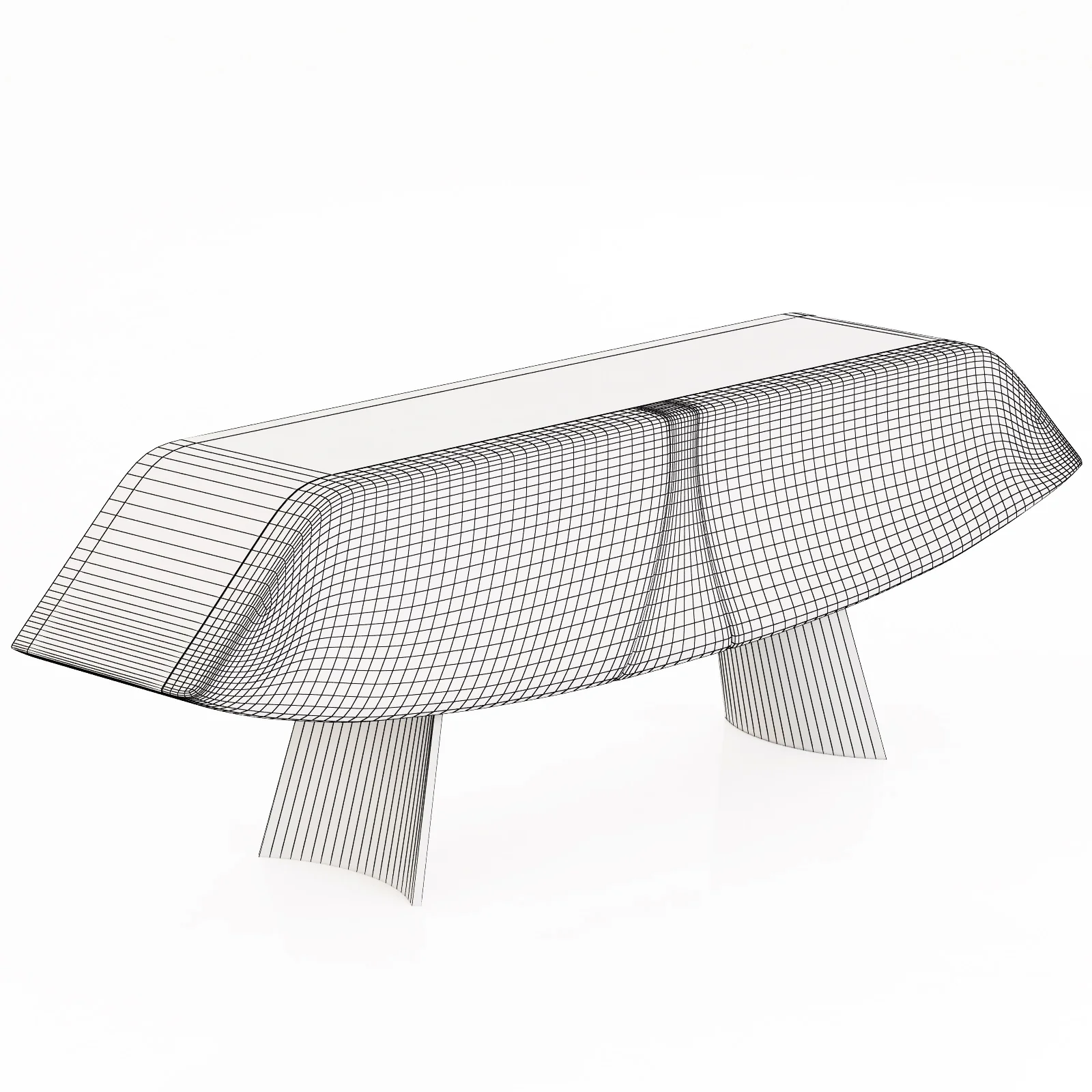 Roche Bobois Papillon Sideboard — 3D model preview 8