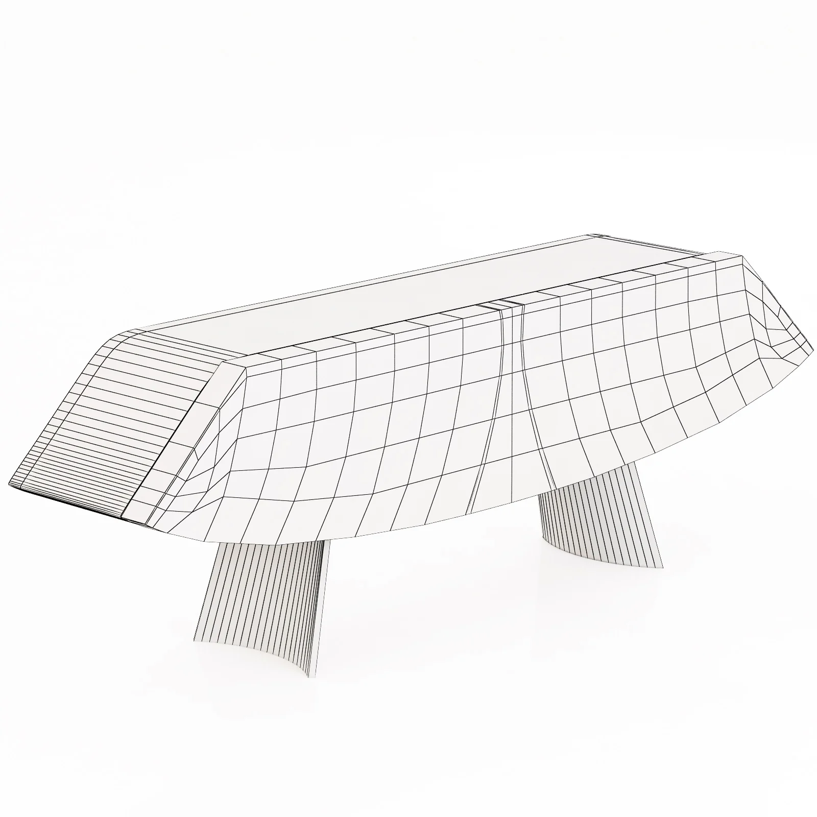 Roche Bobois Papillon Sideboard — 3D model preview 9
