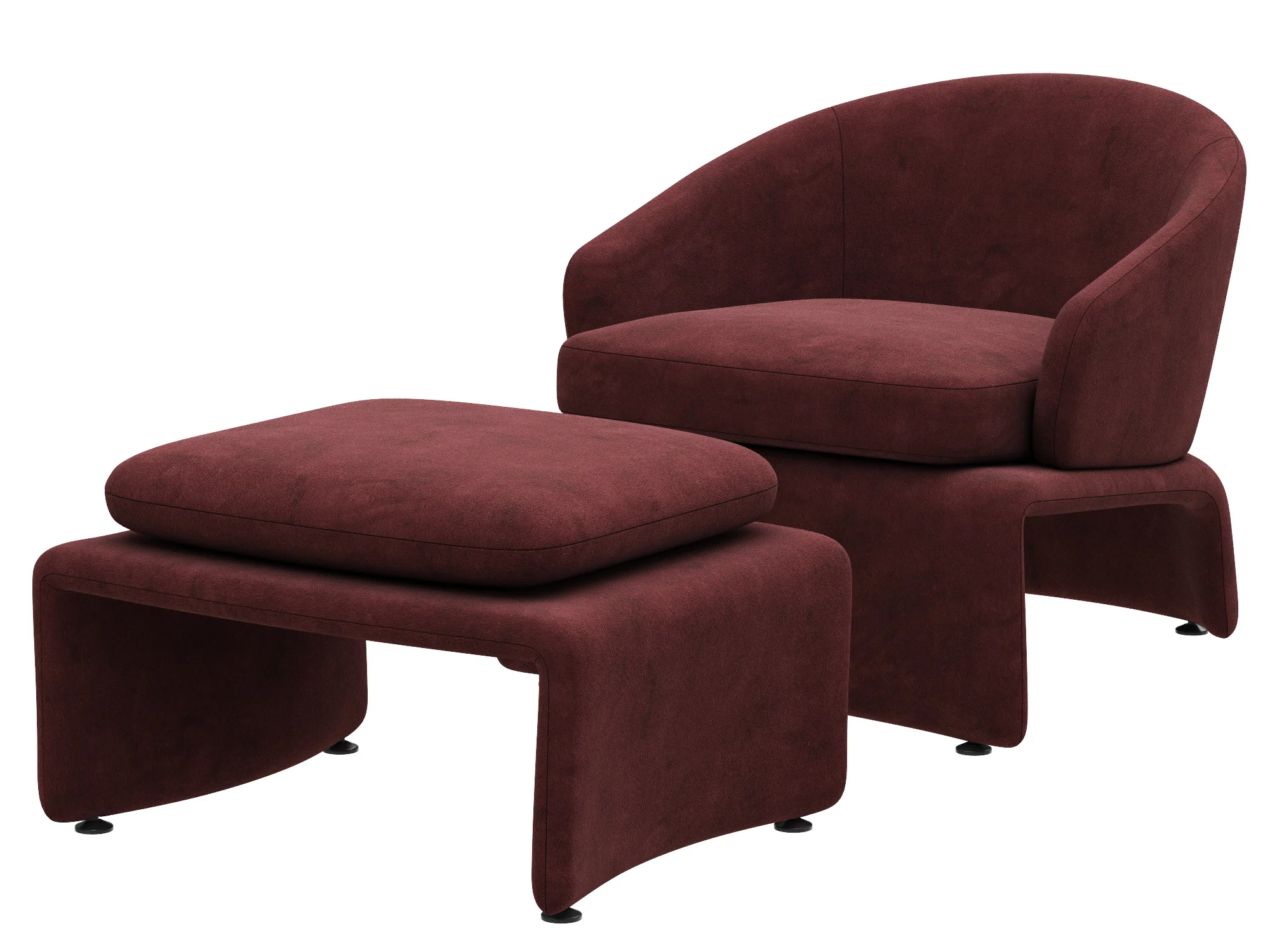 Minotti Halley — 3D model preview 1