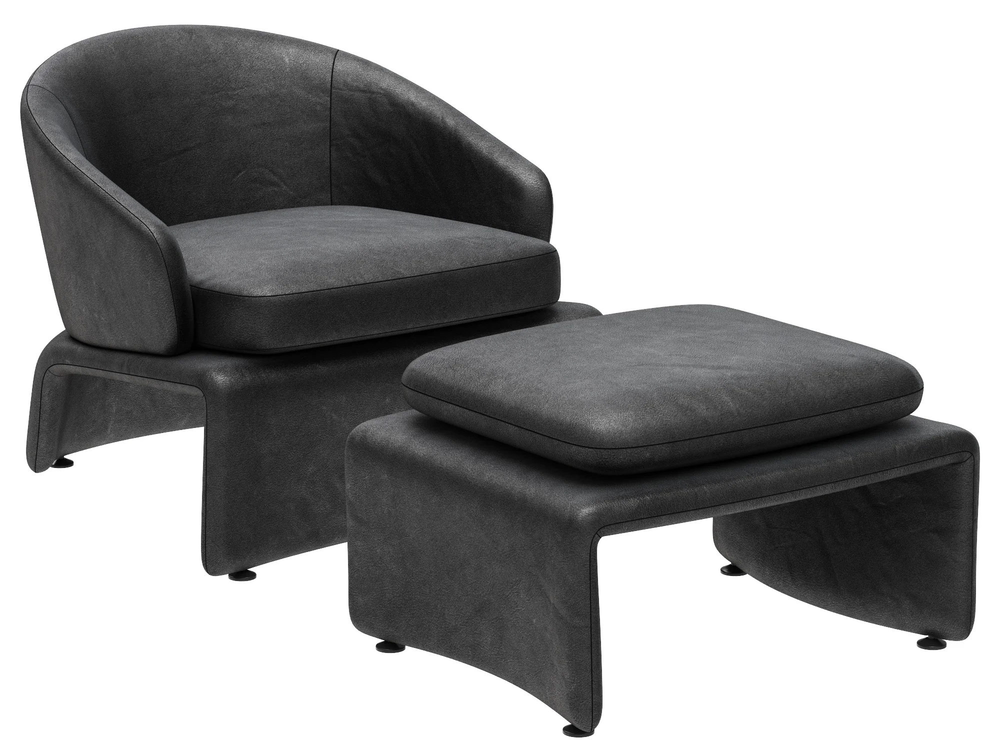 Minotti Halley — 3D model preview 2