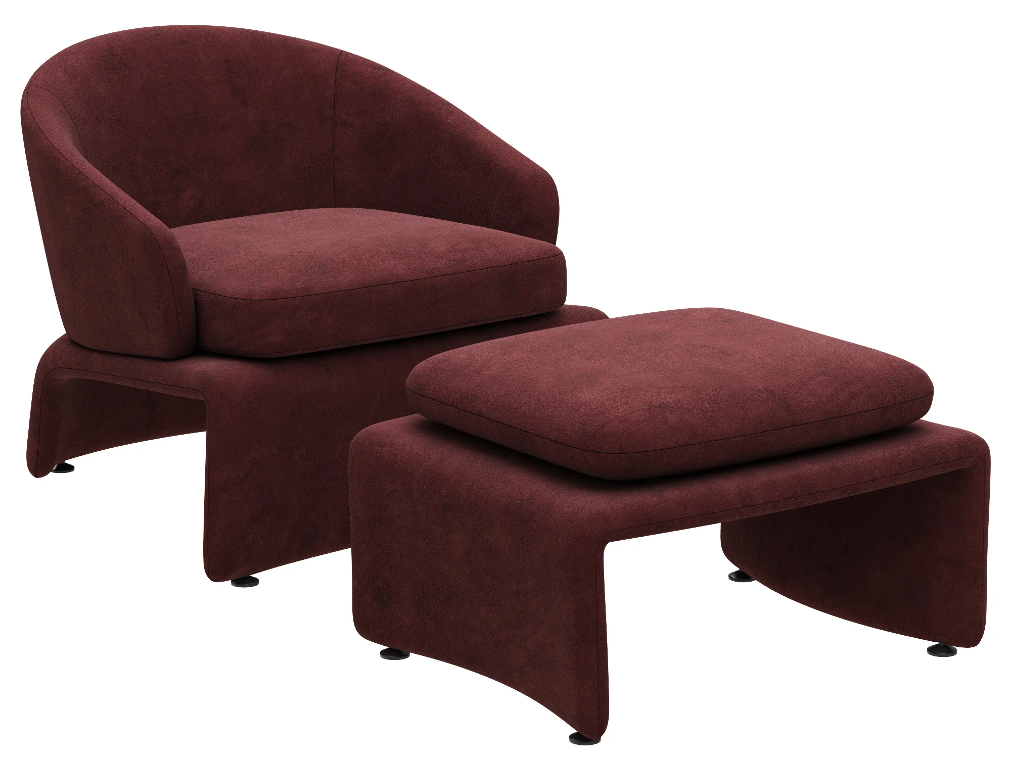 Minotti Halley — 3D model preview 3