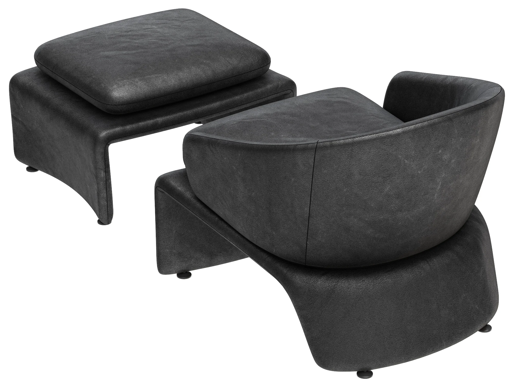Minotti Halley — 3D model preview 10