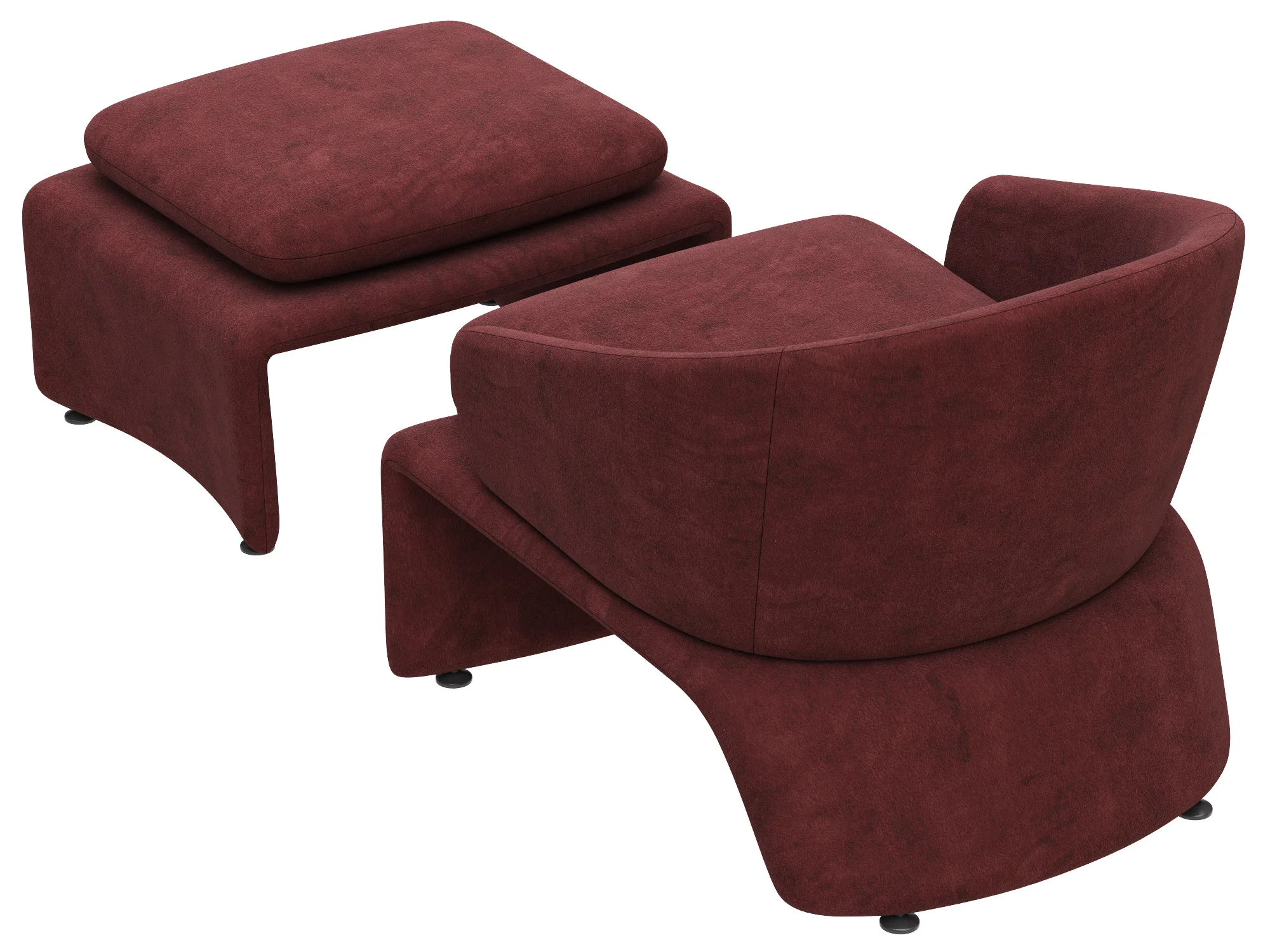 Minotti Halley — 3D model preview 11